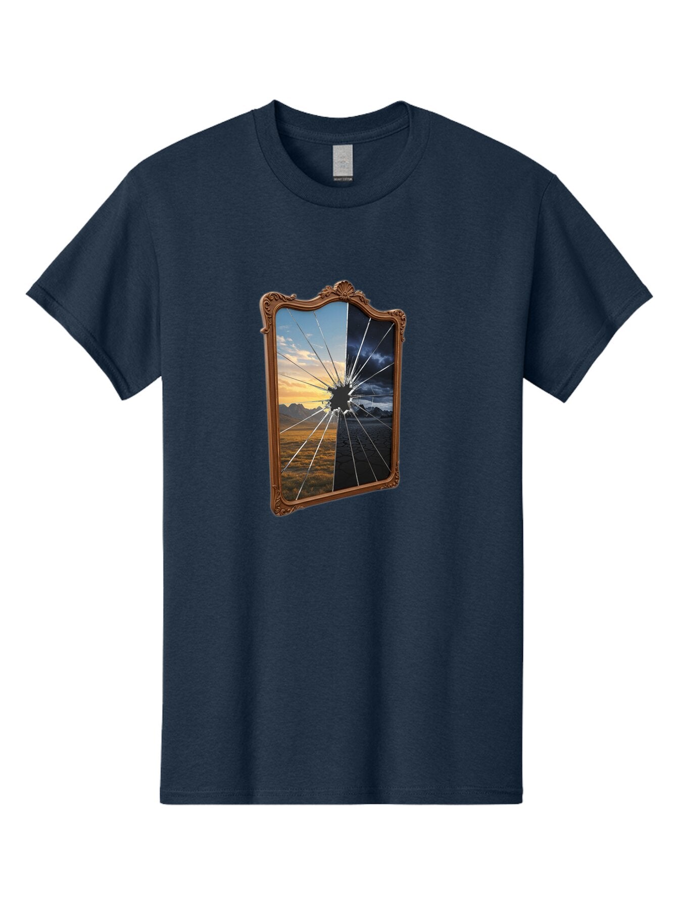 Broken-Mirror Men'S Graphic Tee, 100% Cotton, Comfortable Casual Summer Wear, Machine Washable, Vintage Camera, Old Camera, Antique Camera, Black Camera, Classic Photography, Photography Equipment, Nostalgic Device, Film Camera, Camera Art Baq395 7