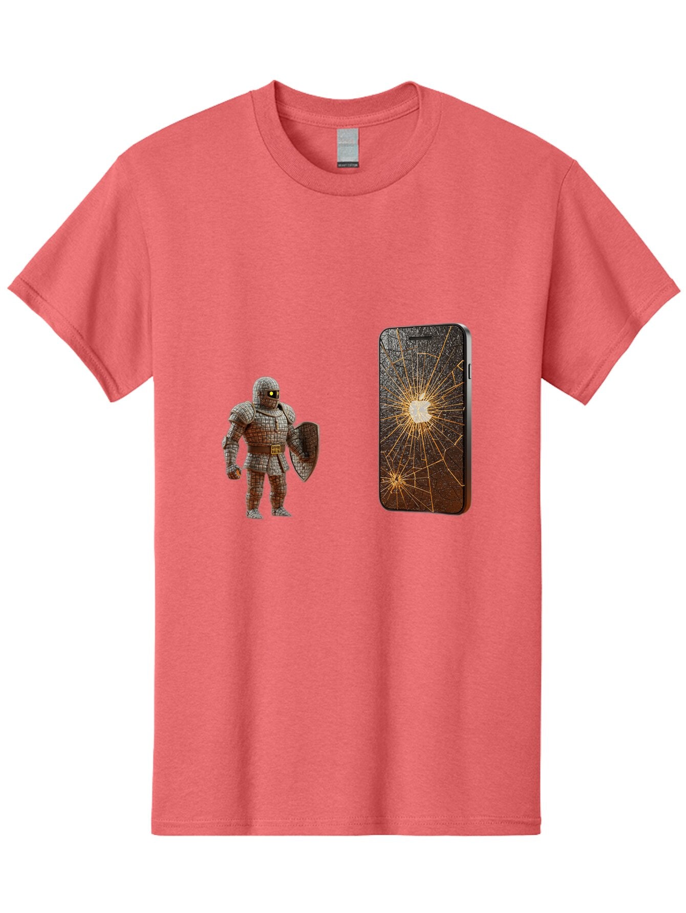 Broken-Phone-Screen Men'S Graphic Tee, 100% Cotton, Comfortable Casual Summer Wear, Machine Washable, Vintage Camera, Old Camera, Antique Camera, Black Camera, Classic Photography, Photography Equipment, Nostalgic Device, Film Camera, Baq396 11