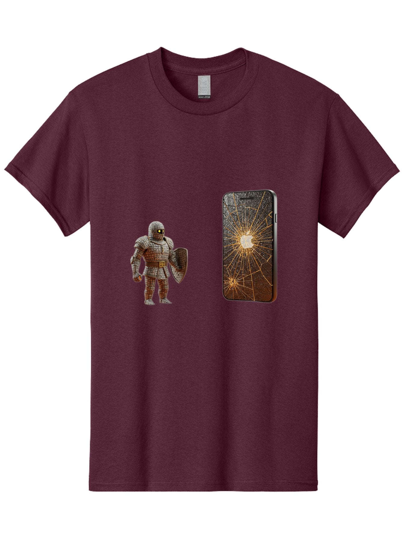 Broken-Phone-Screen Men'S Graphic Tee, 100% Cotton, Comfortable Casual Summer Wear, Machine Washable, Vintage Camera, Old Camera, Antique Camera, Black Camera, Classic Photography, Photography Equipment, Nostalgic Device, Film Camera, Baq396 4