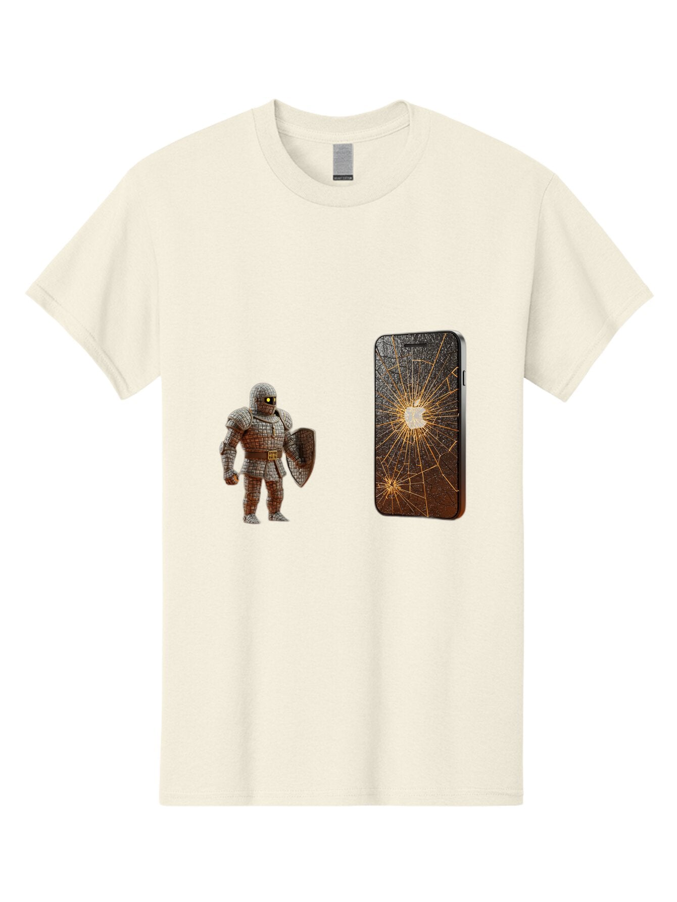 Broken-Phone-Screen Men'S Graphic Tee, 100% Cotton, Comfortable Casual Summer Wear, Machine Washable, Vintage Camera, Old Camera, Antique Camera, Black Camera, Classic Photography, Photography Equipment, Nostalgic Device, Film Camera, Baq396 13