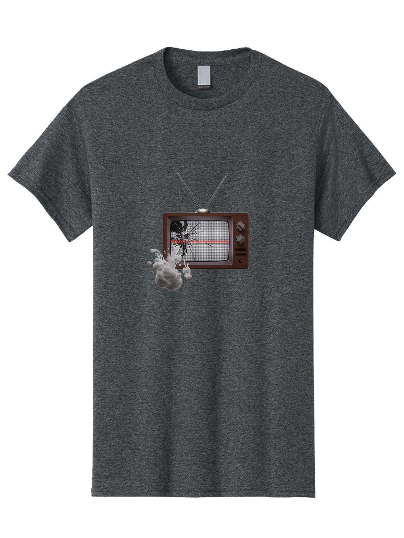 Broken-Tv Men'S Graphic Tee, 100% Cotton, Comfortable Casual Summer Wear, Machine Washable, Vintage Camera, Old Camera, Antique Camera, Black Camera, Classic Photography, Photography Equipment, Nostalgic Device, Film Camera, Camera Art Baq397 7