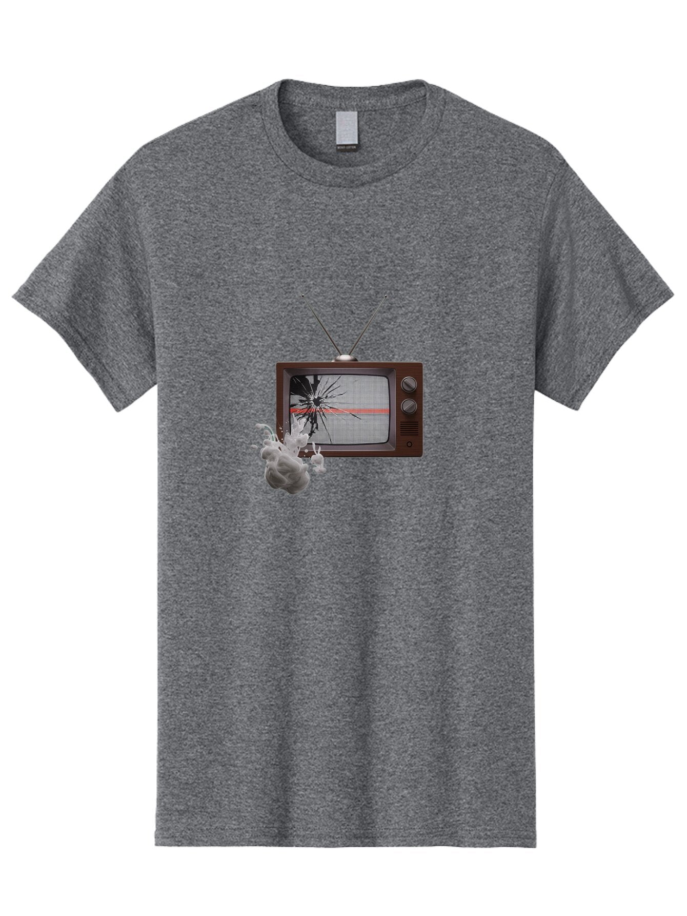 Broken-Tv Men'S Graphic Tee, 100% Cotton, Comfortable Casual Summer Wear, Machine Washable, Vintage Camera, Old Camera, Antique Camera, Black Camera, Classic Photography, Photography Equipment, Nostalgic Device, Film Camera, Camera Art Baq397 6