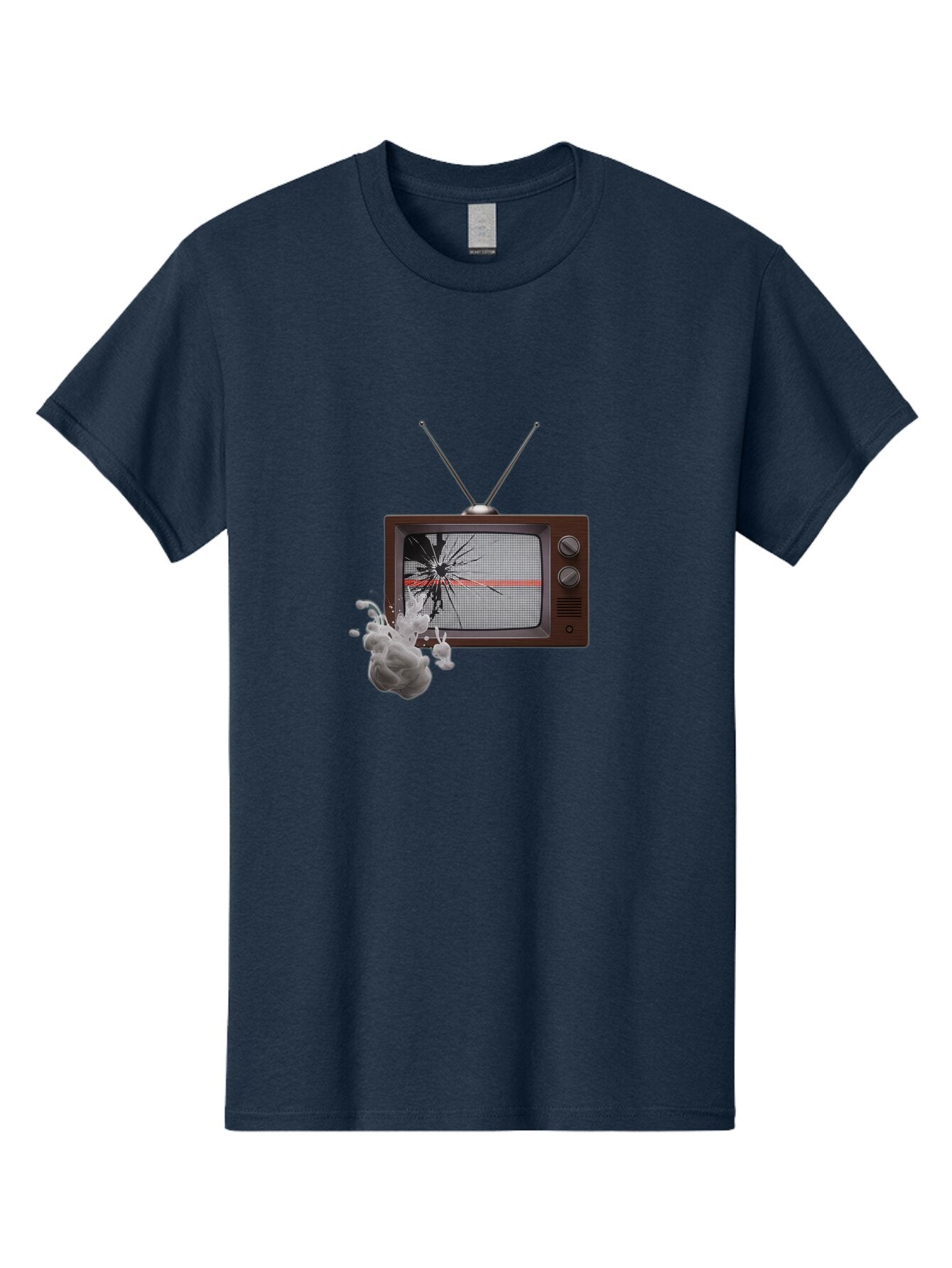 Broken-Tv Men'S Graphic Tee, 100% Cotton, Comfortable Casual Summer Wear, Machine Washable, Vintage Camera, Old Camera, Antique Camera, Black Camera, Classic Photography, Photography Equipment, Nostalgic Device, Film Camera, Camera Art Baq397 1