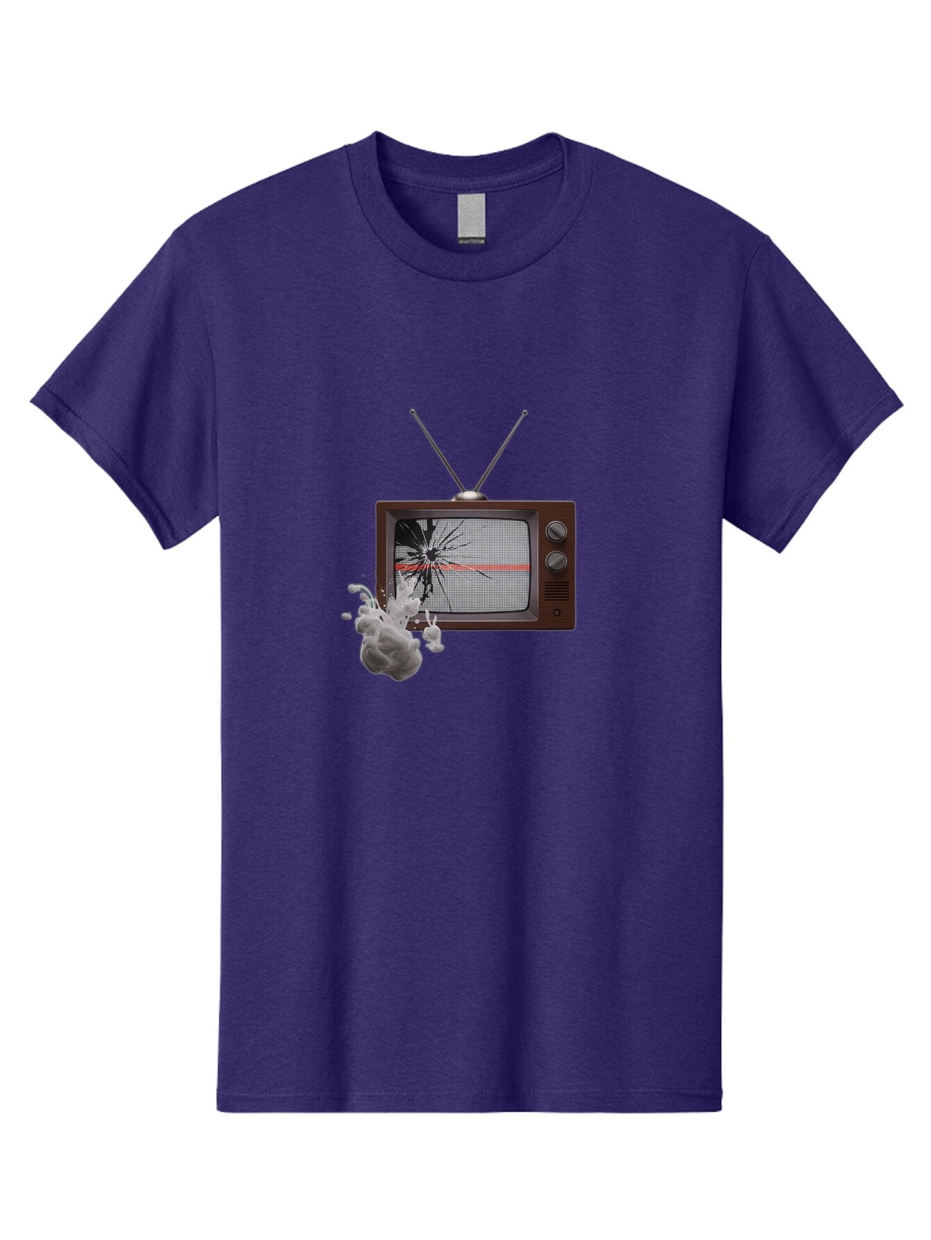 Broken-Tv Men'S Graphic Tee, 100% Cotton, Comfortable Casual Summer Wear, Machine Washable, Vintage Camera, Old Camera, Antique Camera, Black Camera, Classic Photography, Photography Equipment, Nostalgic Device, Film Camera, Camera Art Baq397 2