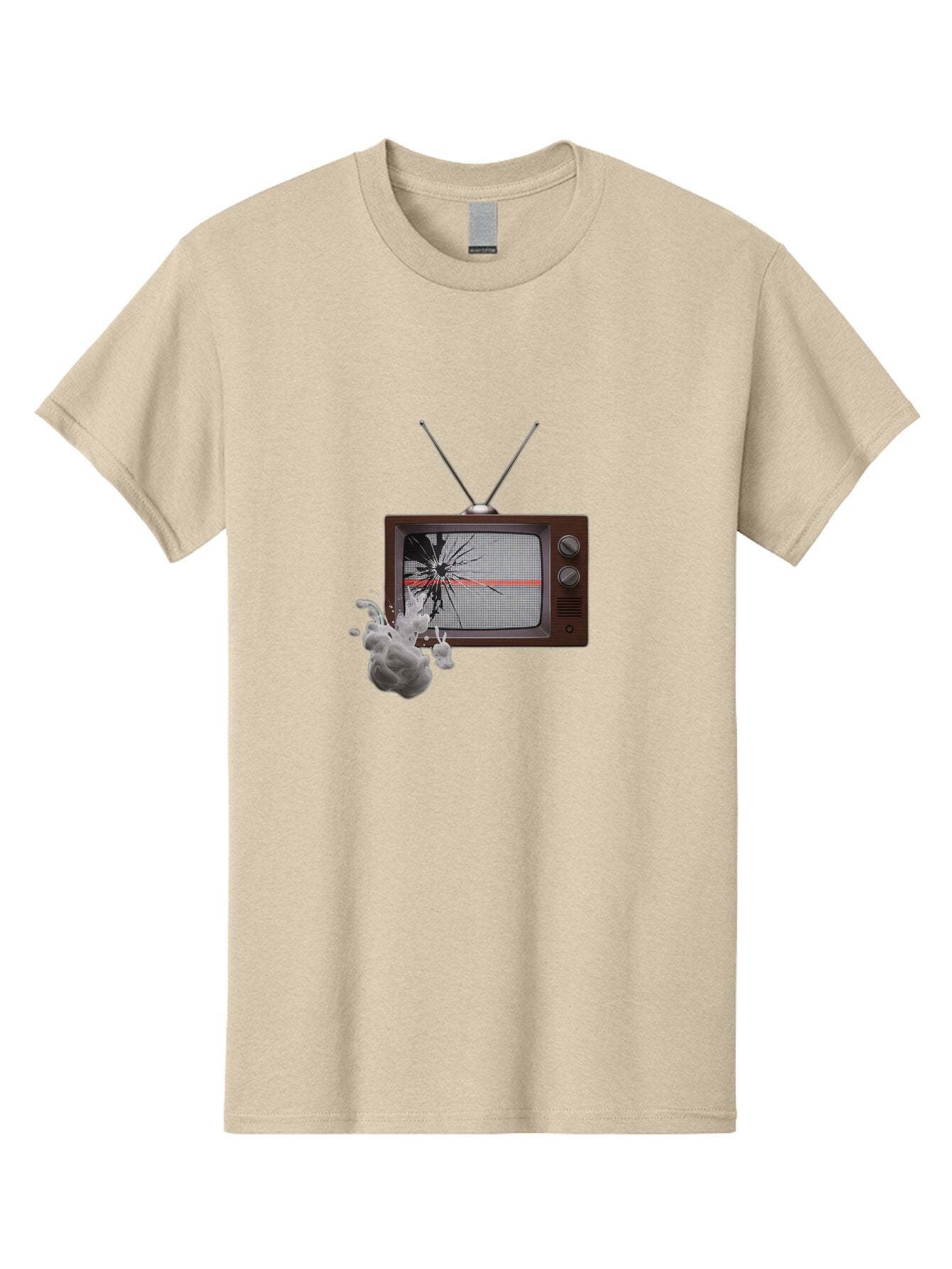 Broken-Tv Men'S Graphic Tee, 100% Cotton, Comfortable Casual Summer Wear, Machine Washable, Vintage Camera, Old Camera, Antique Camera, Black Camera, Classic Photography, Photography Equipment, Nostalgic Device, Film Camera, Camera Art Baq397 5