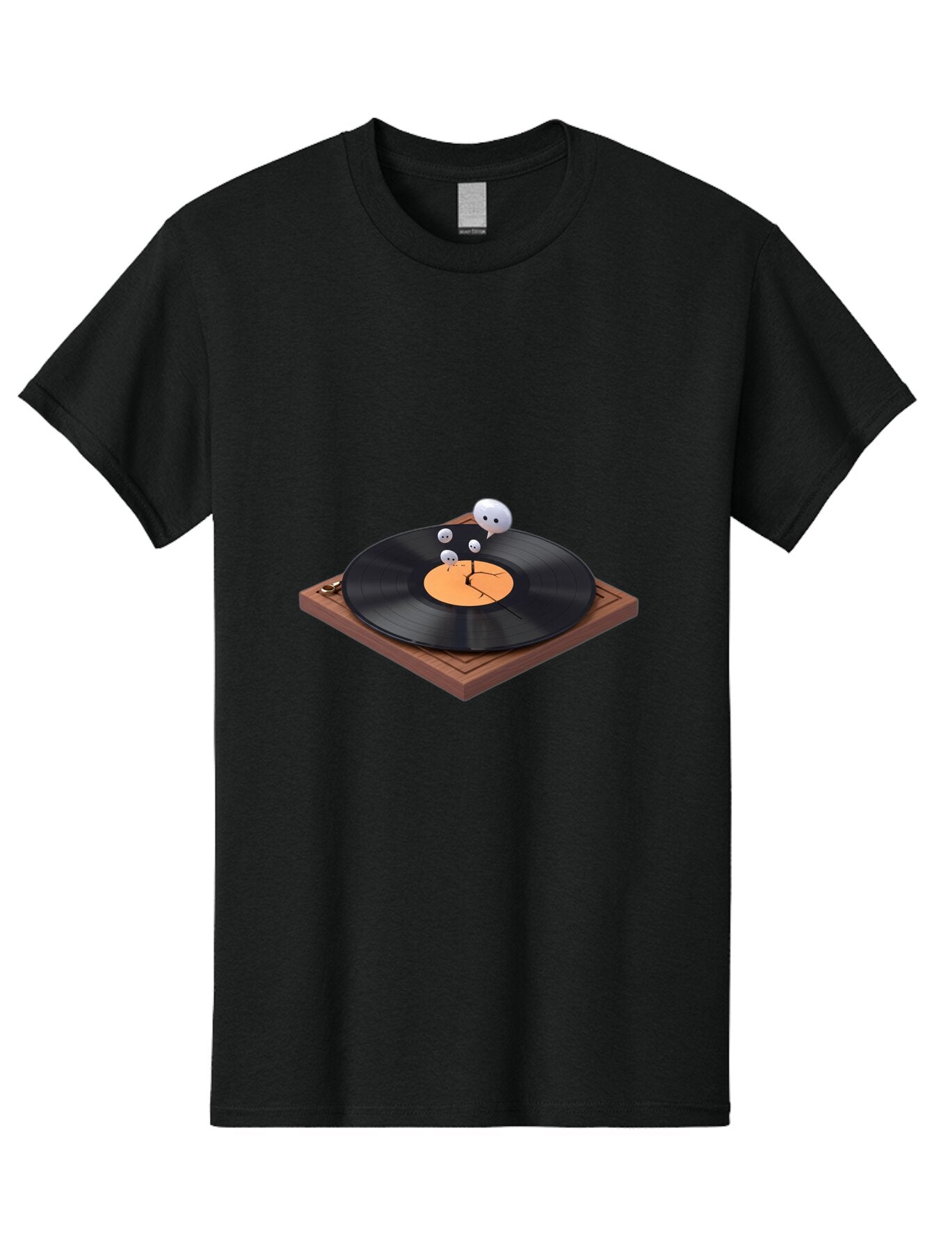 Broken-Vinyl Men'S Graphic Tee, 100% Cotton, Comfortable Casual Summer Wear, Machine Washable, Vintage Camera, Old Camera, Antique Camera, Black Camera, Classic Photography, Photography Equipment, Nostalgic Device, Film Camera, Camera Art Baq399 2