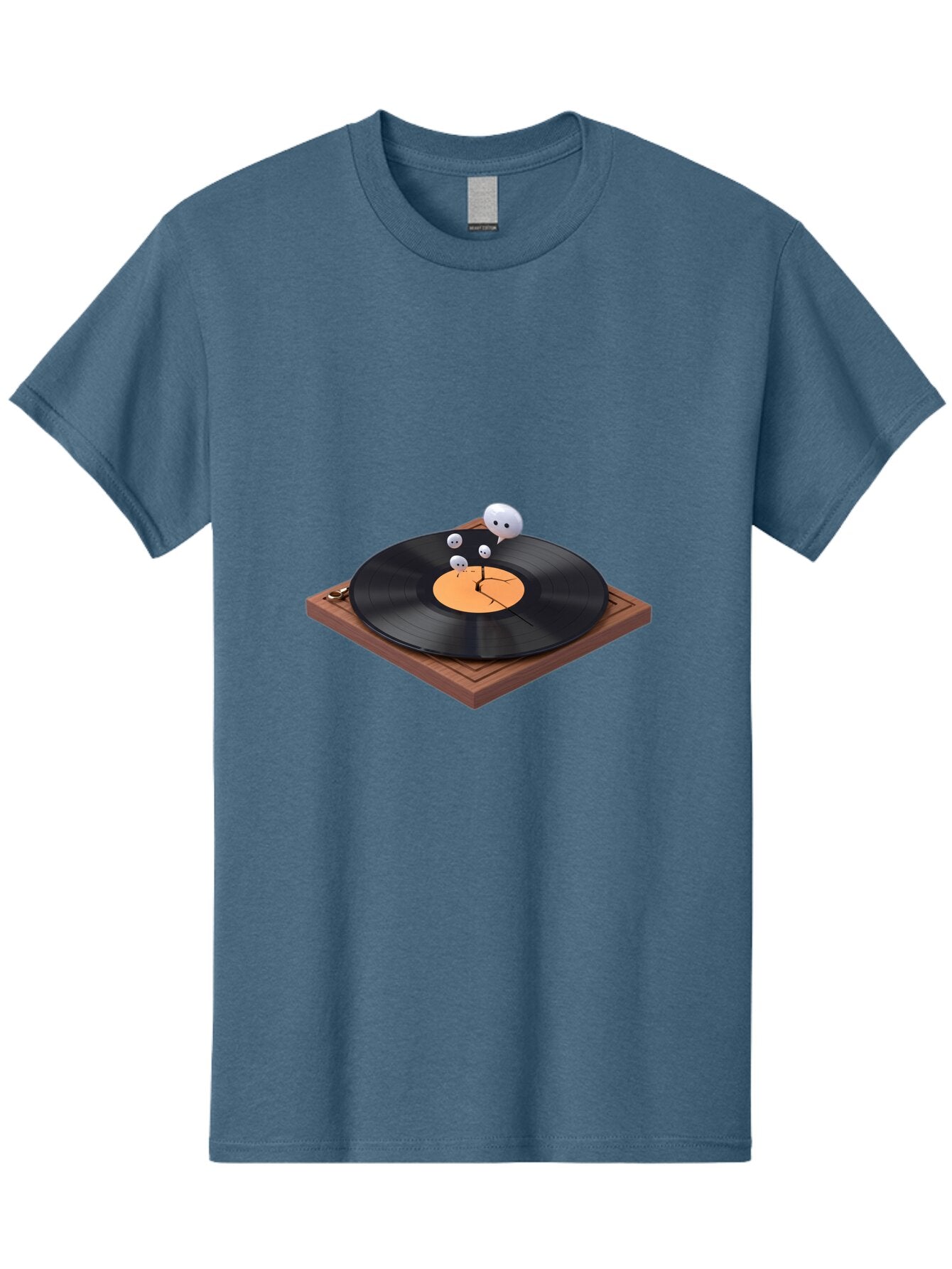 Broken-Vinyl Men'S Graphic Tee, 100% Cotton, Comfortable Casual Summer Wear, Machine Washable, Vintage Camera, Old Camera, Antique Camera, Black Camera, Classic Photography, Photography Equipment, Nostalgic Device, Film Camera, Camera Art Baq399 5