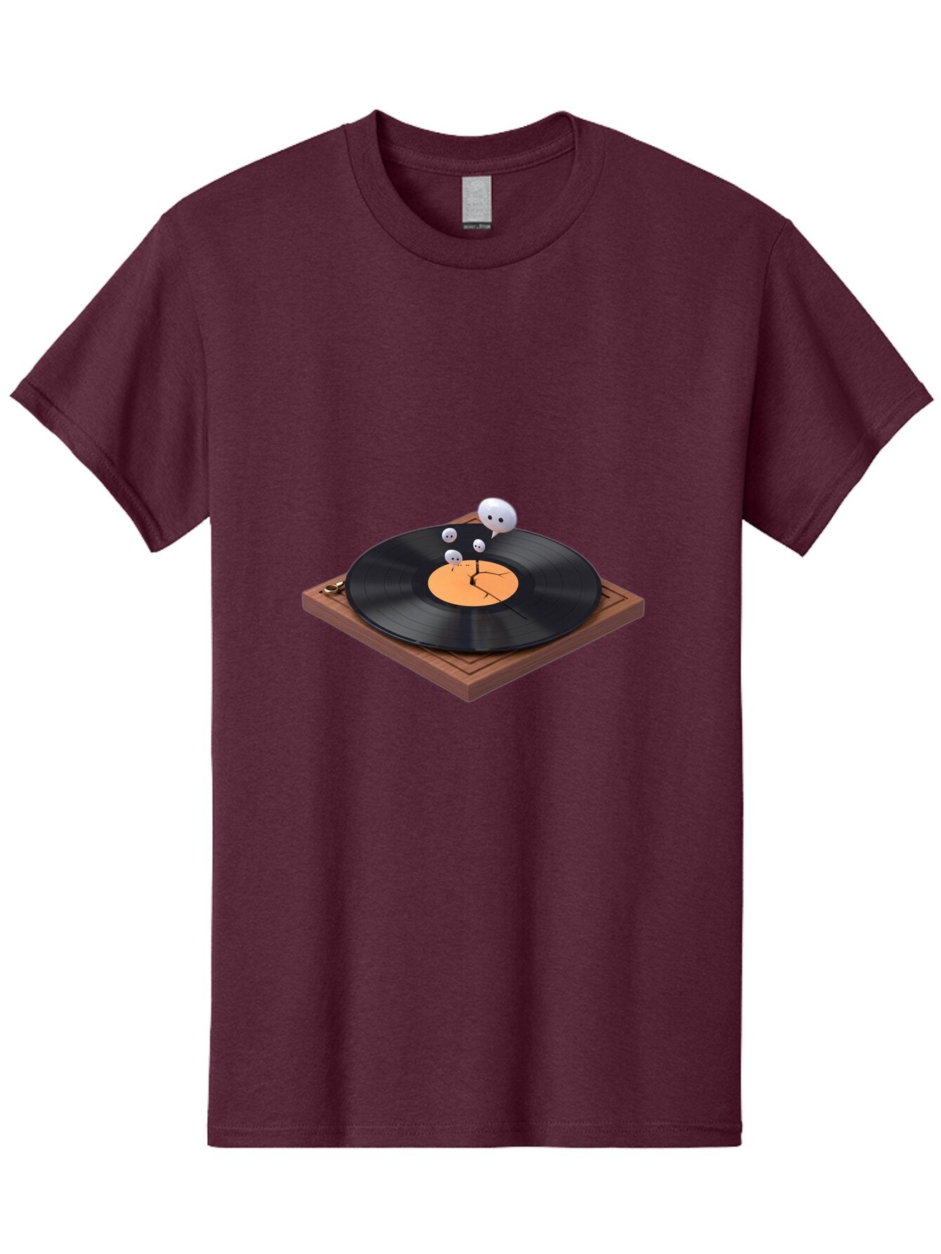 Broken-Vinyl Men'S Graphic Tee, 100% Cotton, Comfortable Casual Summer Wear, Machine Washable, Vintage Camera, Old Camera, Antique Camera, Black Camera, Classic Photography, Photography Equipment, Nostalgic Device, Film Camera, Camera Art Baq399 3