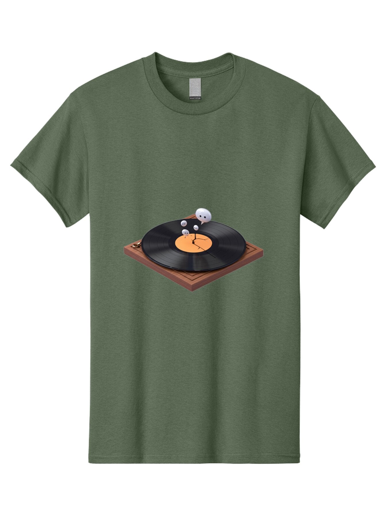 Broken-Vinyl Men'S Graphic Tee, 100% Cotton, Comfortable Casual Summer Wear, Machine Washable, Vintage Camera, Old Camera, Antique Camera, Black Camera, Classic Photography, Photography Equipment, Nostalgic Device, Film Camera, Camera Art Baq399 1