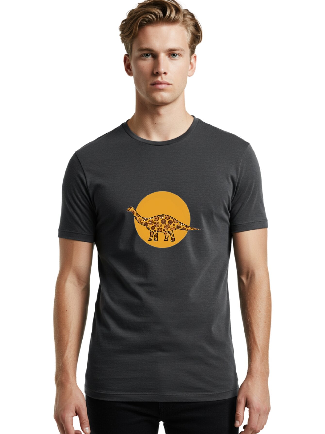Brontosaurus-Cookies Men'S Graphic Tee, 100% Cotton, Comfortable Casual Summer Wear, Machine Washable, Vintage Camera, Old Camera, Antique Camera, Black Camera, Classic Photography, Photography Equipment, Nostalgic Device, Film Camera, Baq400 19