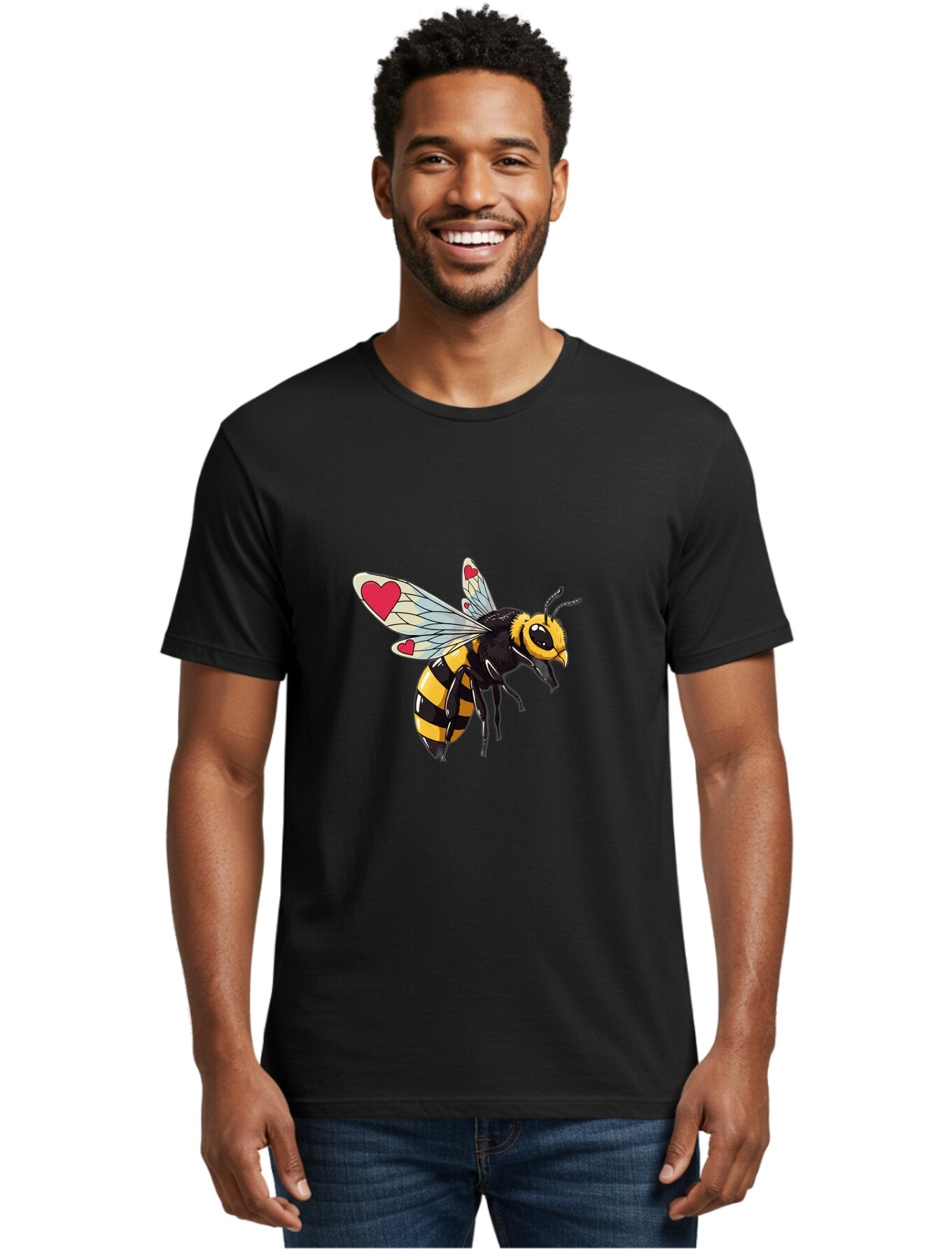 Bumble-Bee Men'S Graphic Tee, 100% Cotton, Comfortable Casual Summer Wear, Machine Washable, Vintage Camera, Old Camera, Antique Camera, Black Camera, Classic Photography, Photography Equipment, Nostalgic Device, Film Camera, Camera Art Baq403 21
