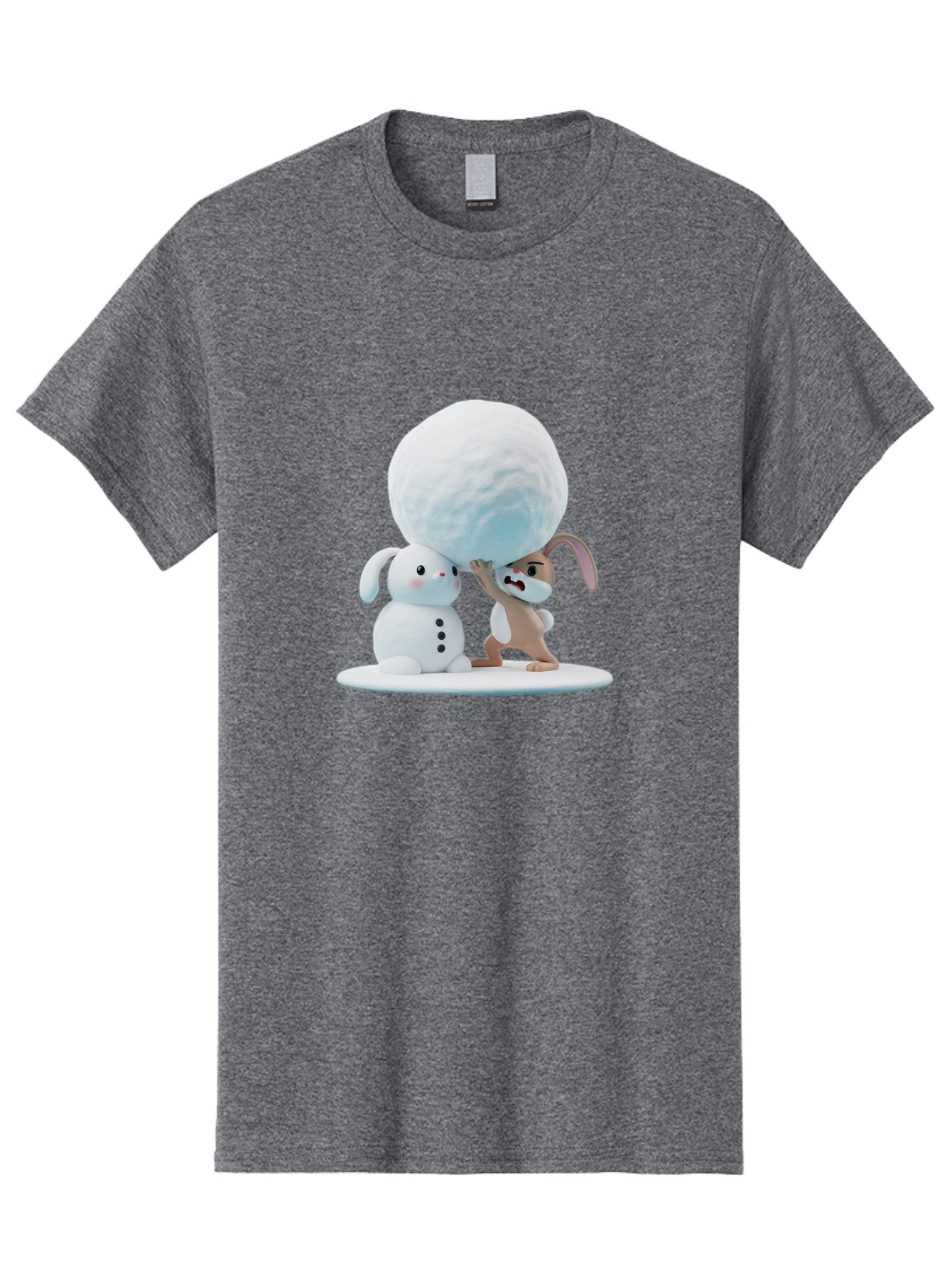 Bunnies-Building-Snowman Men'S Graphic Tee, 100% Cotton, Comfortable Casual Summer Wear, Machine Washable, Vintage Camera, Old Camera, Antique Camera, Black Camera, Classic Photography, Photography Equipment, Nostalgic Device, Film Camera, Baq404 6