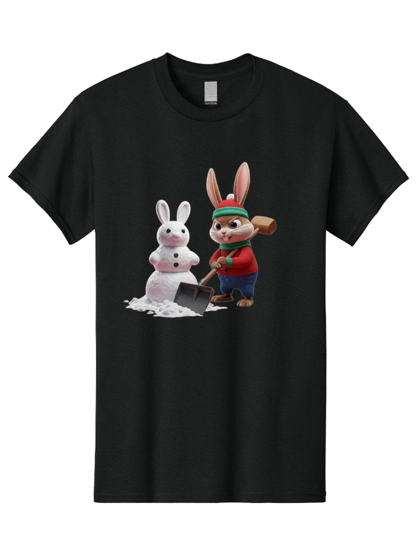 Bunny-Building-Snowman Men'S Graphic Tee, 100% Cotton, Comfortable Casual Summer Wear, Machine Washable, Vintage Camera, Old Camera, Antique Camera, Black Camera, Classic Photography, Photography Equipment, Nostalgic Device, Film Camera, Baq406 12