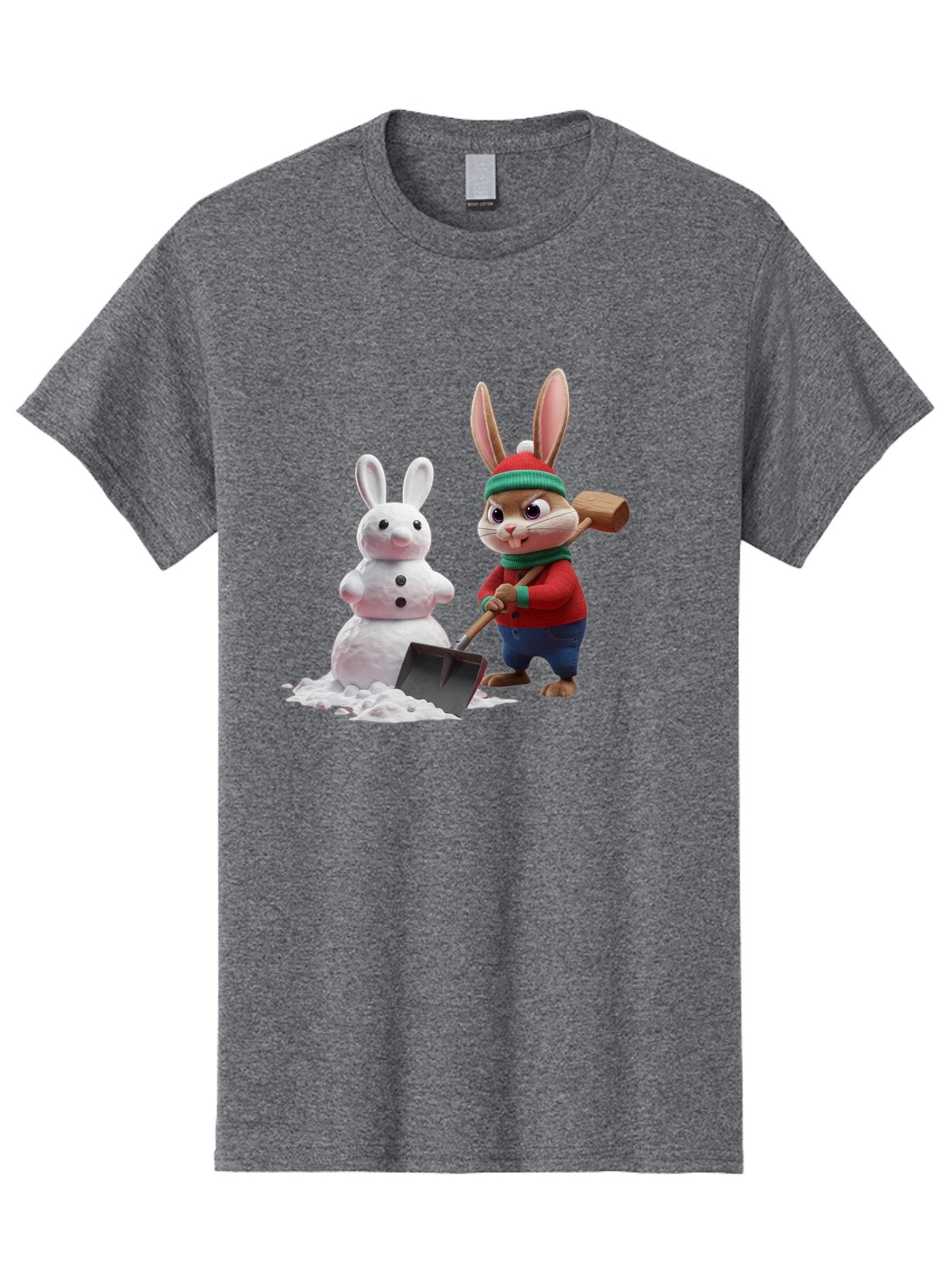 Bunny-Building-Snowman Men'S Graphic Tee, 100% Cotton, Comfortable Casual Summer Wear, Machine Washable, Vintage Camera, Old Camera, Antique Camera, Black Camera, Classic Photography, Photography Equipment, Nostalgic Device, Film Camera, Baq406 3