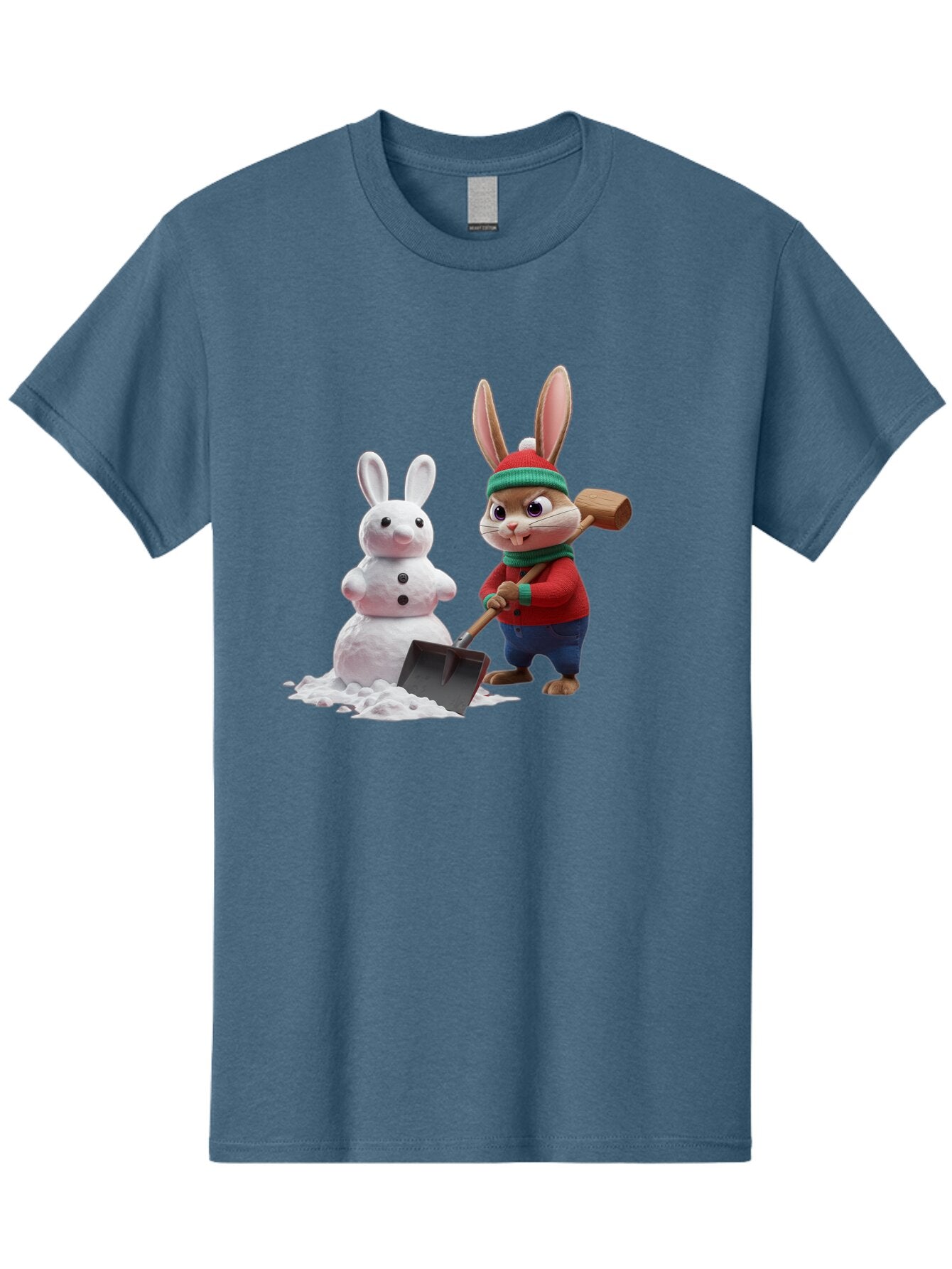 Bunny-Building-Snowman Men'S Graphic Tee, 100% Cotton, Comfortable Casual Summer Wear, Machine Washable, Vintage Camera, Old Camera, Antique Camera, Black Camera, Classic Photography, Photography Equipment, Nostalgic Device, Film Camera, Baq406 1