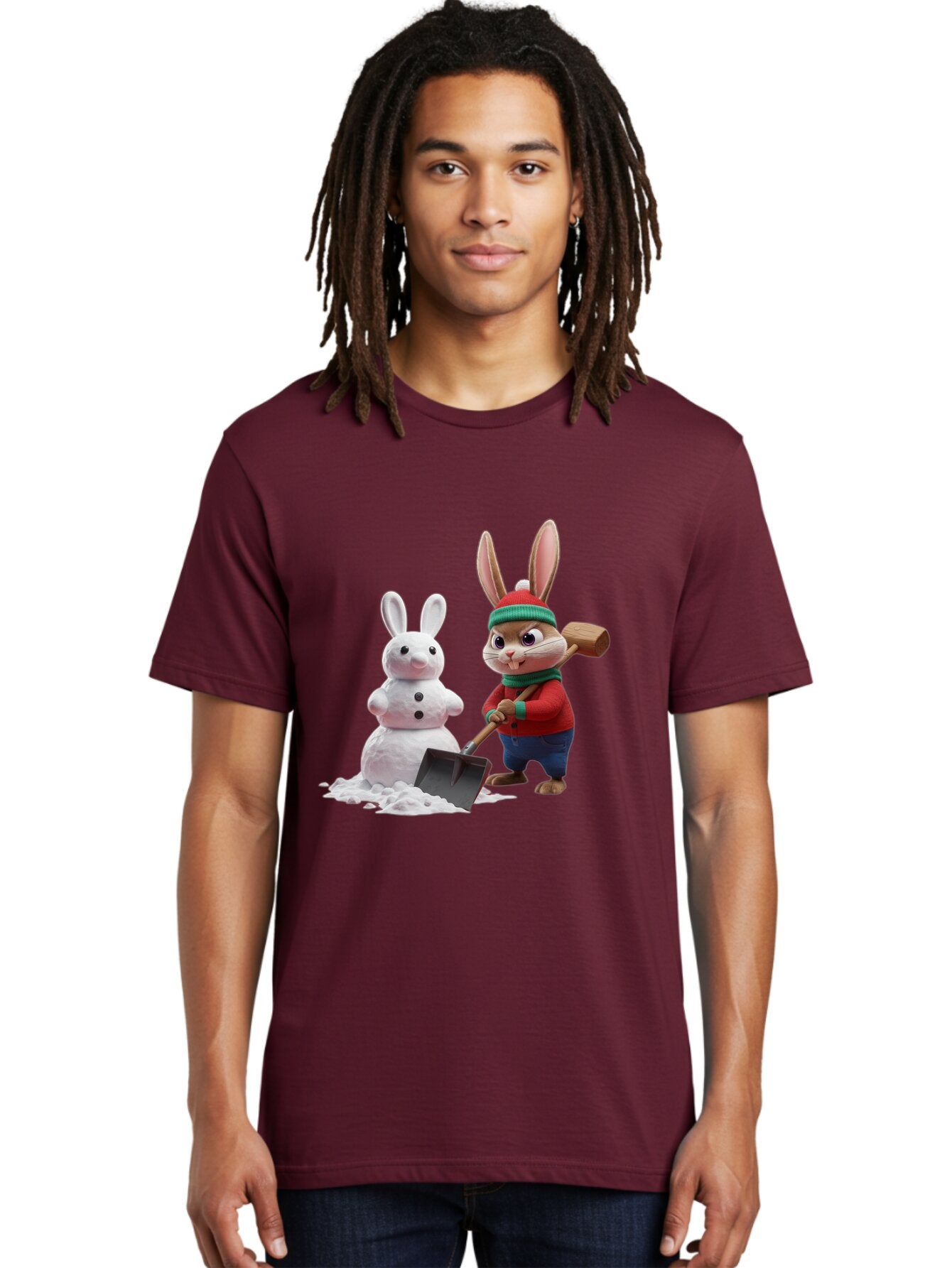 Bunny-Building-Snowman Men'S Graphic Tee, 100% Cotton, Comfortable Casual Summer Wear, Machine Washable, Vintage Camera, Old Camera, Antique Camera, Black Camera, Classic Photography, Photography Equipment, Nostalgic Device, Film Camera, Baq406 21