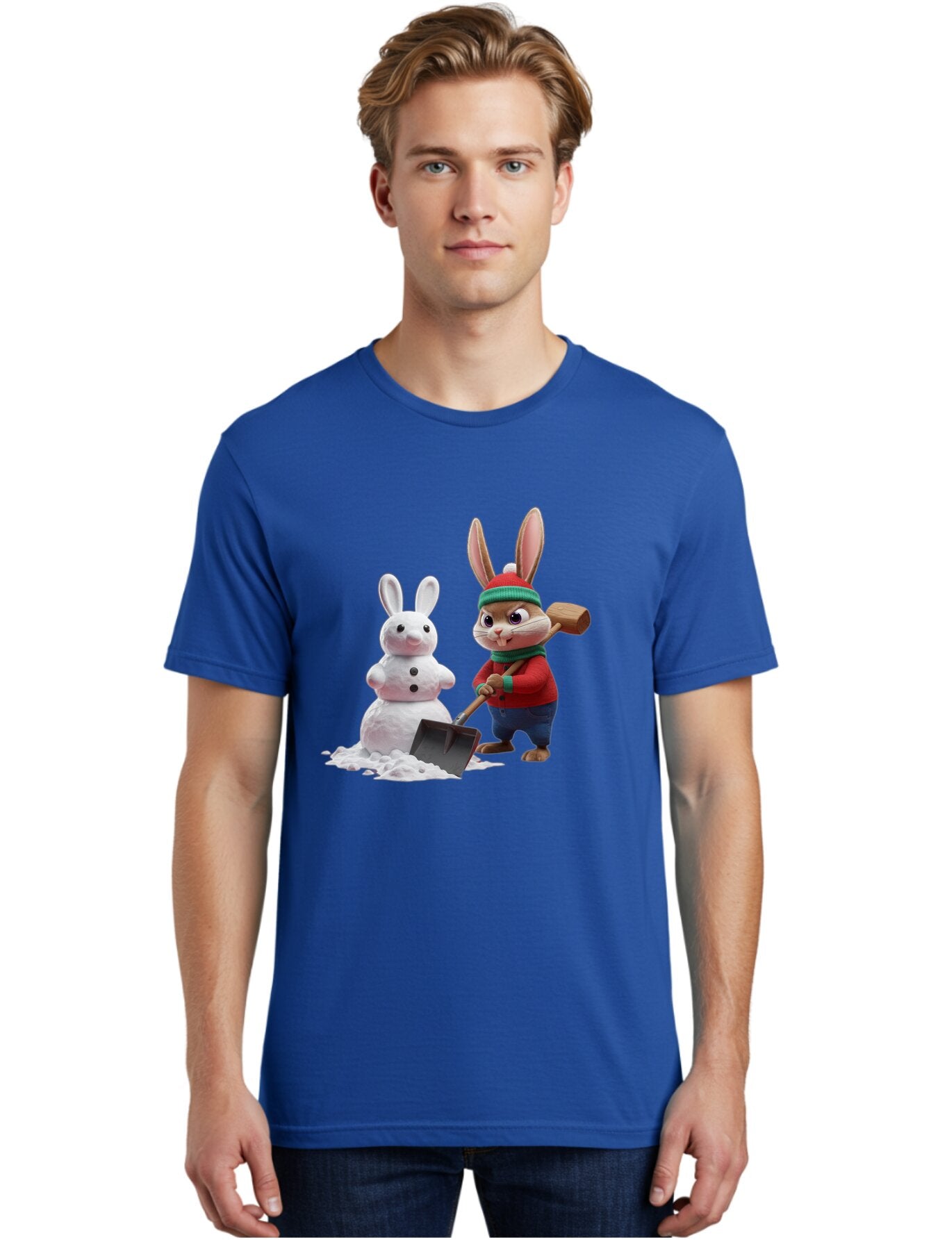 Bunny-Building-Snowman Men'S Graphic Tee, 100% Cotton, Comfortable Casual Summer Wear, Machine Washable, Vintage Camera, Old Camera, Antique Camera, Black Camera, Classic Photography, Photography Equipment, Nostalgic Device, Film Camera, Baq406 29