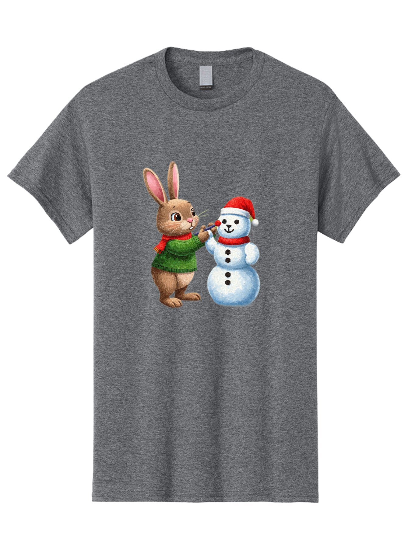 Bunny-Painting-Snowman Men'S Graphic Tee, 100% Cotton, Comfortable Casual Summer Wear, Machine Washable, Vintage Camera, Old Camera, Antique Camera, Black Camera, Classic Photography, Photography Equipment, Nostalgic Device, Film Camera, Baq407 10