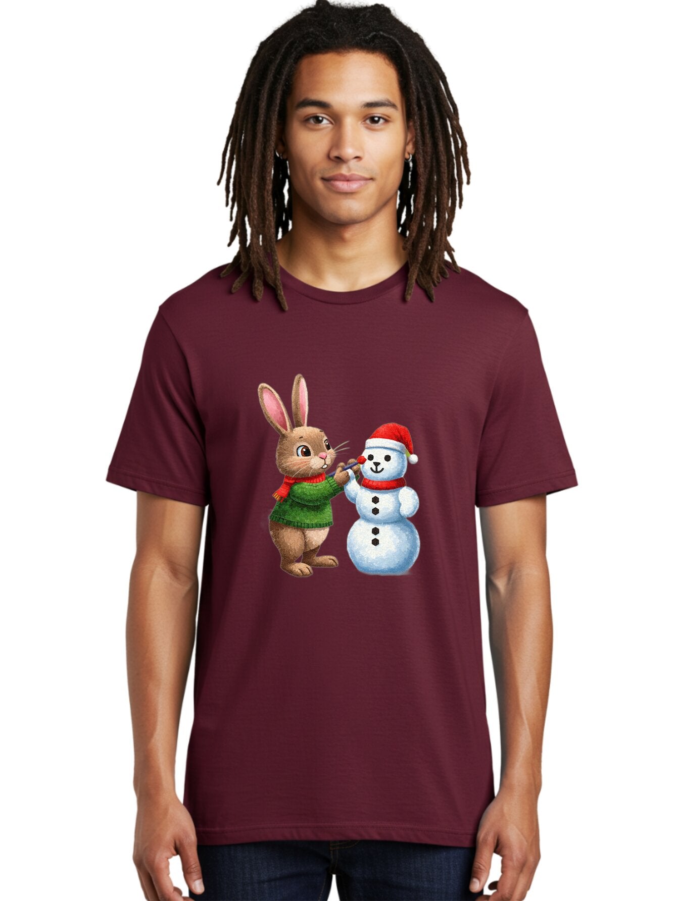 Bunny-Painting-Snowman Men'S Graphic Tee, 100% Cotton, Comfortable Casual Summer Wear, Machine Washable, Vintage Camera, Old Camera, Antique Camera, Black Camera, Classic Photography, Photography Equipment, Nostalgic Device, Film Camera, Baq407 23