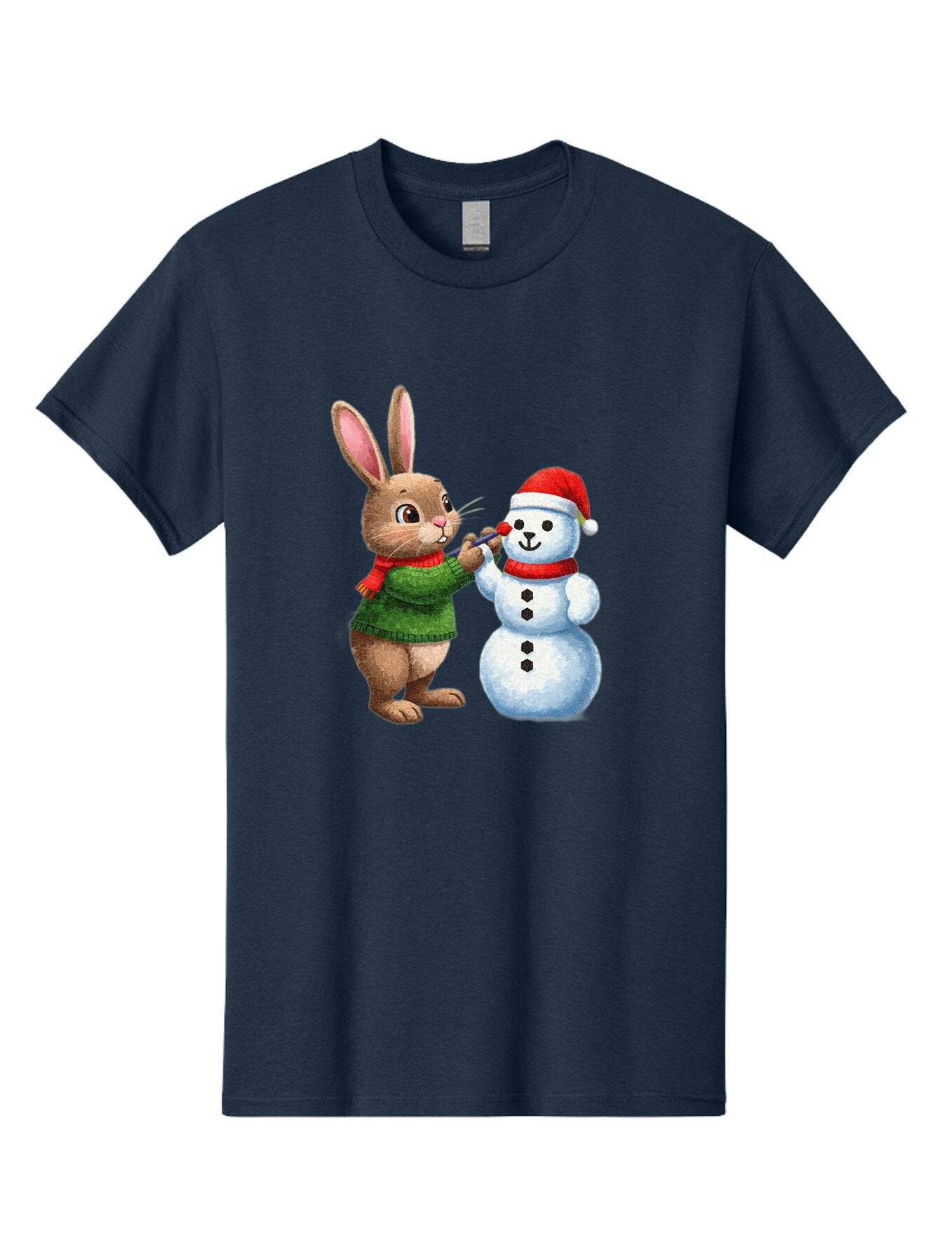 Bunny-Painting-Snowman Men'S Graphic Tee, 100% Cotton, Comfortable Casual Summer Wear, Machine Washable, Vintage Camera, Old Camera, Antique Camera, Black Camera, Classic Photography, Photography Equipment, Nostalgic Device, Film Camera, Baq407 15
