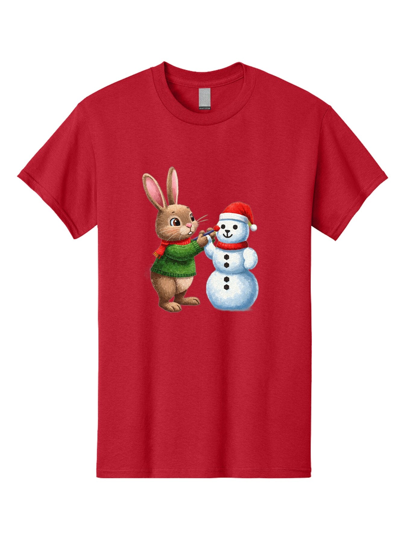 Bunny-Painting-Snowman Men'S Graphic Tee, 100% Cotton, Comfortable Casual Summer Wear, Machine Washable, Vintage Camera, Old Camera, Antique Camera, Black Camera, Classic Photography, Photography Equipment, Nostalgic Device, Film Camera, Baq407 14