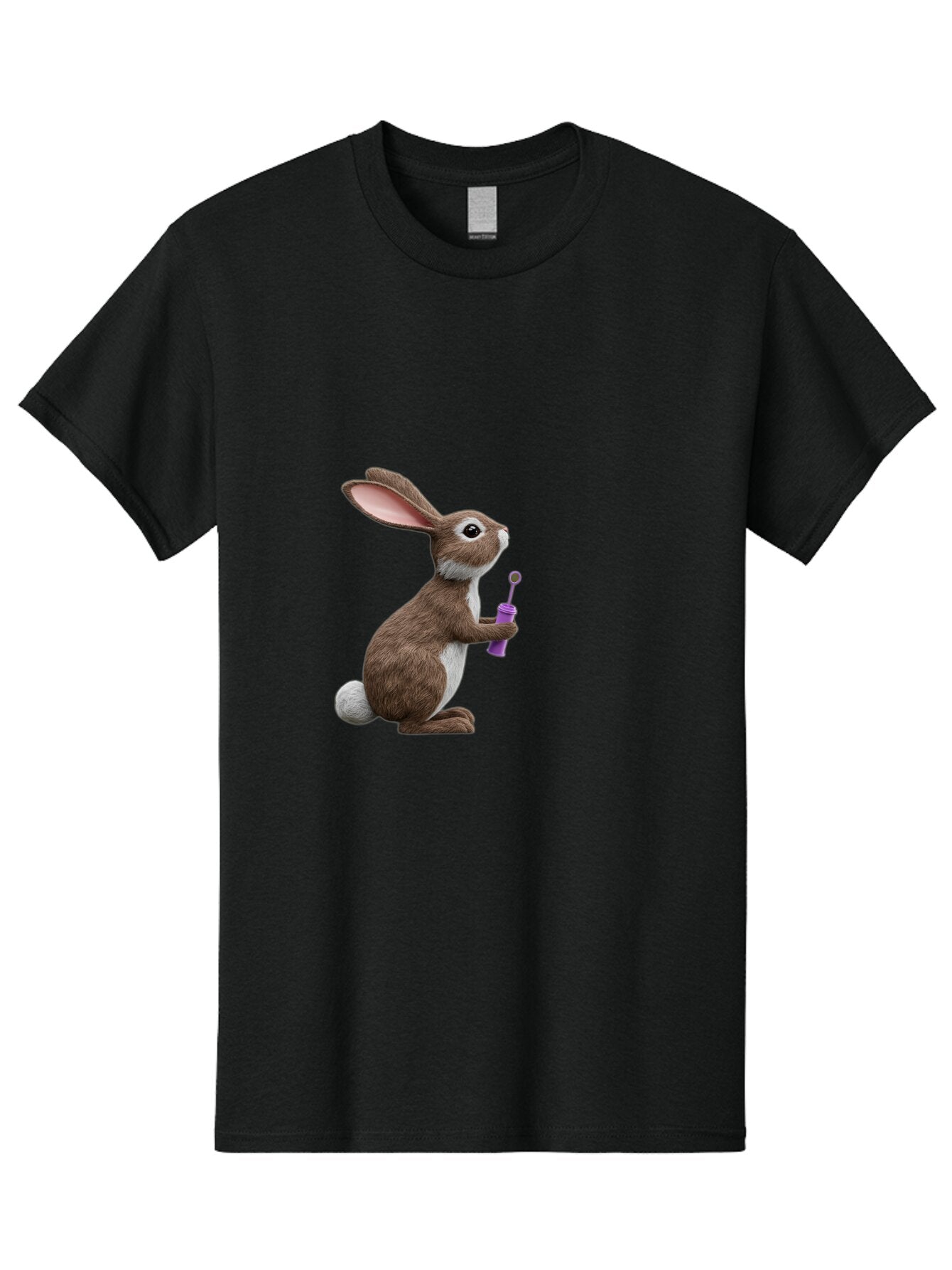 Bunny-With-Lotion-Bottle Men'S Graphic Tee, 100% Cotton, Comfortable Casual Summer Wear, Machine Washable, Vintage Camera, Old Camera, Antique Camera, Black Camera, Classic Photography, Photography Equipment, Nostalgic Device, Film Camera, Baq409 13