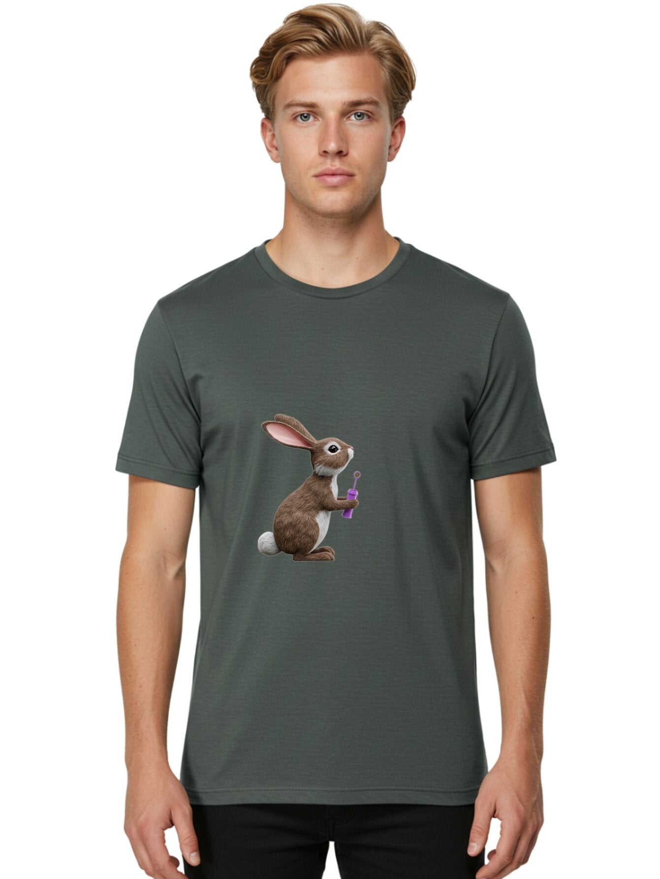 Bunny-With-Lotion-Bottle Men'S Graphic Tee, 100% Cotton, Comfortable Casual Summer Wear, Machine Washable, Vintage Camera, Old Camera, Antique Camera, Black Camera, Classic Photography, Photography Equipment, Nostalgic Device, Film Camera, Baq409 27