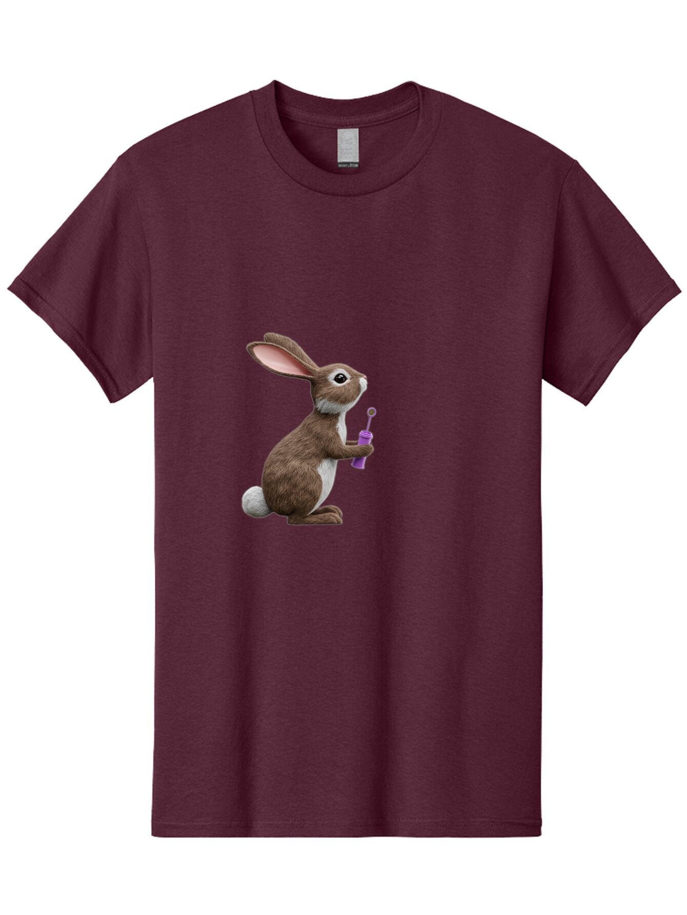Bunny-With-Lotion-Bottle Men'S Graphic Tee, 100% Cotton, Comfortable Casual Summer Wear, Machine Washable, Vintage Camera, Old Camera, Antique Camera, Black Camera, Classic Photography, Photography Equipment, Nostalgic Device, Film Camera, Baq409 3