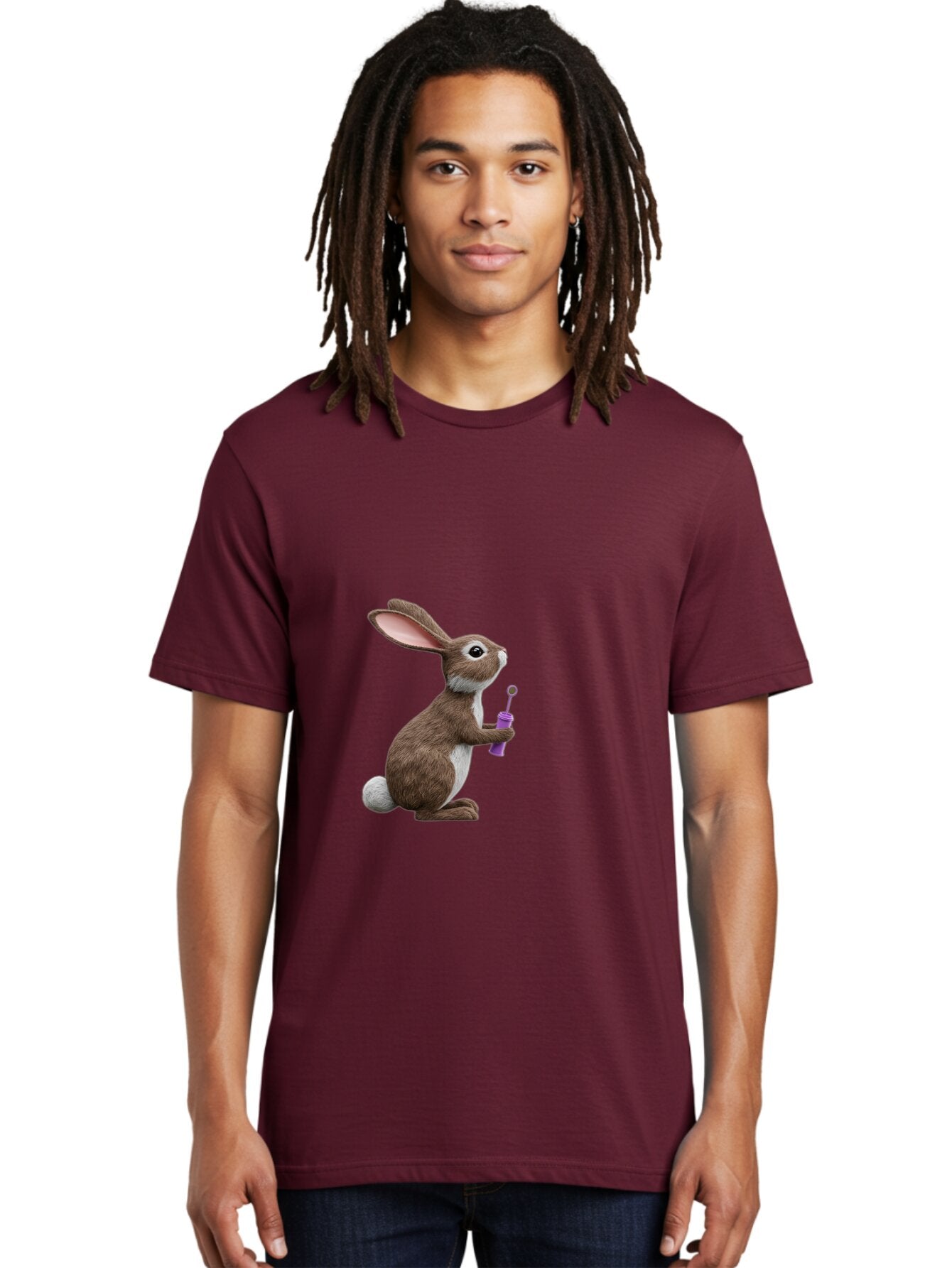 Bunny-With-Lotion-Bottle Men'S Graphic Tee, 100% Cotton, Comfortable Casual Summer Wear, Machine Washable, Vintage Camera, Old Camera, Antique Camera, Black Camera, Classic Photography, Photography Equipment, Nostalgic Device, Film Camera, Baq409 22