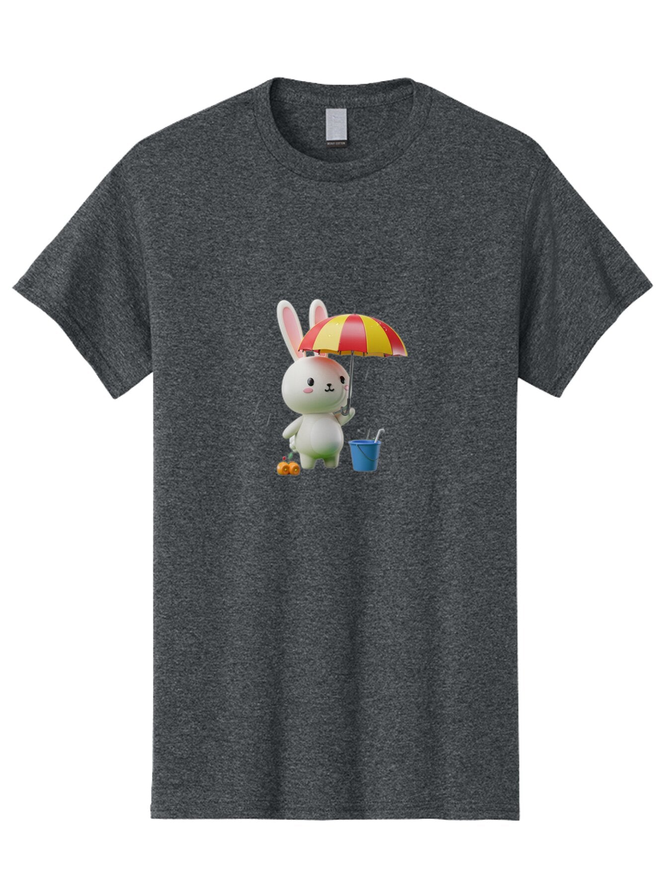 Bunny-With-Umbrella Men'S Graphic Tee, 100% Cotton, Comfortable Casual Summer Wear, Machine Washable, Vintage Camera, Old Camera, Antique Camera, Black Camera, Classic Photography, Photography Equipment, Nostalgic Device, Film Camera, Baq410 2