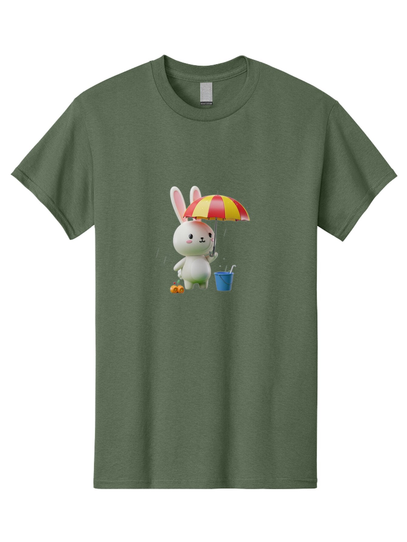Bunny-With-Umbrella Men'S Graphic Tee, 100% Cotton, Comfortable Casual Summer Wear, Machine Washable, Vintage Camera, Old Camera, Antique Camera, Black Camera, Classic Photography, Photography Equipment, Nostalgic Device, Film Camera, Baq410 3