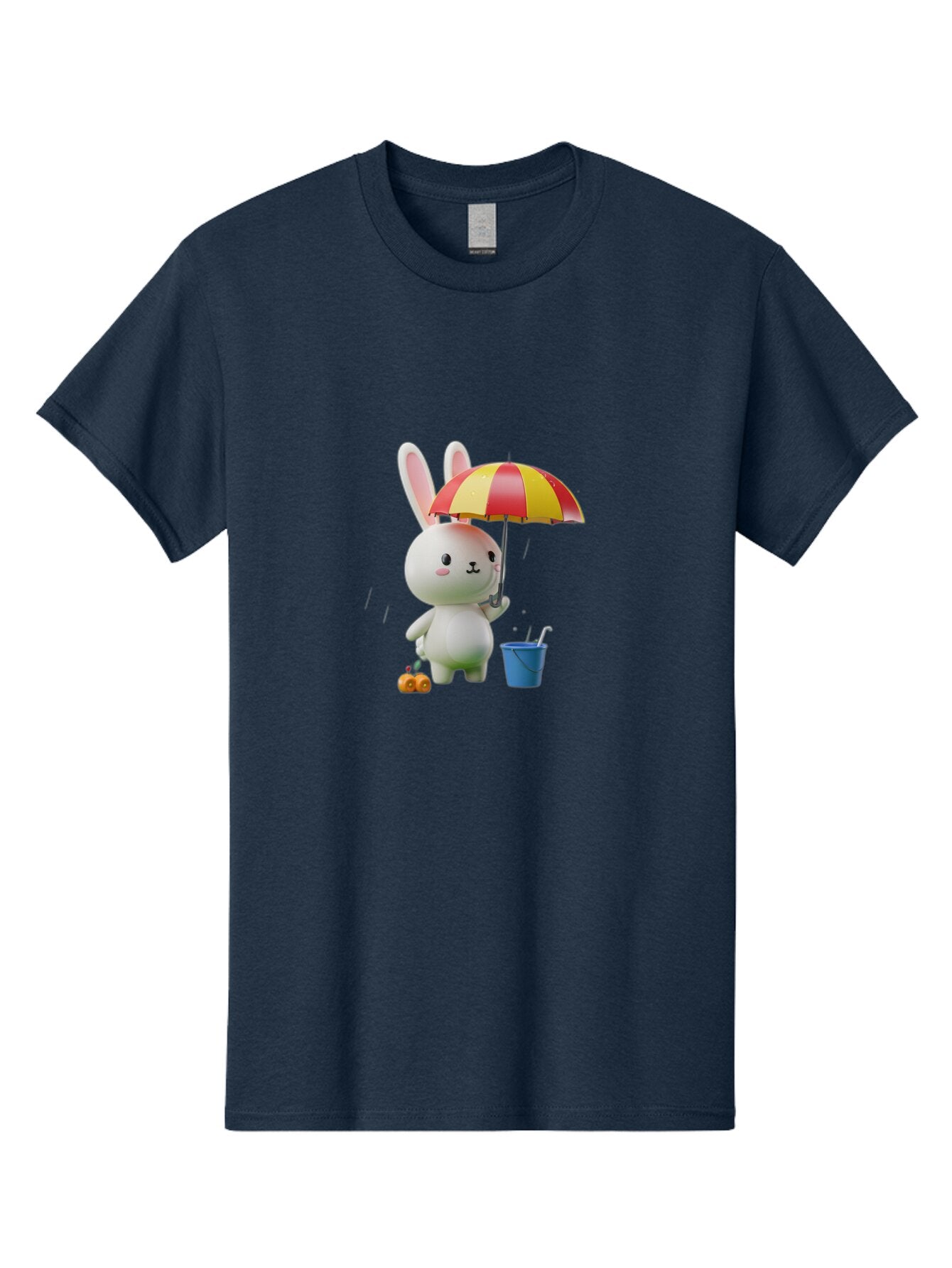 Bunny-With-Umbrella Men'S Graphic Tee, 100% Cotton, Comfortable Casual Summer Wear, Machine Washable, Vintage Camera, Old Camera, Antique Camera, Black Camera, Classic Photography, Photography Equipment, Nostalgic Device, Film Camera, Baq410 15