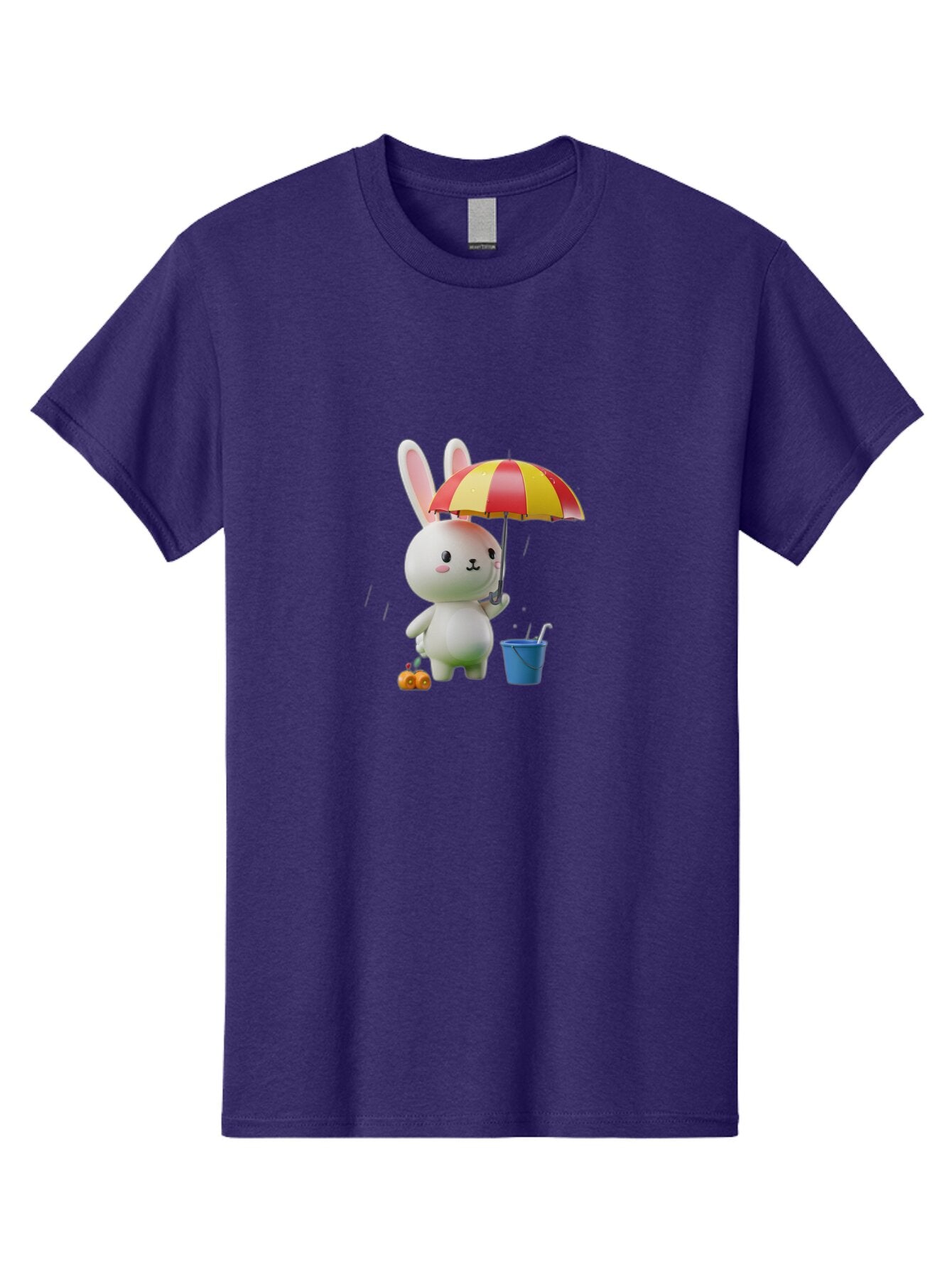 Bunny-With-Umbrella Men'S Graphic Tee, 100% Cotton, Comfortable Casual Summer Wear, Machine Washable, Vintage Camera, Old Camera, Antique Camera, Black Camera, Classic Photography, Photography Equipment, Nostalgic Device, Film Camera, Baq410 1