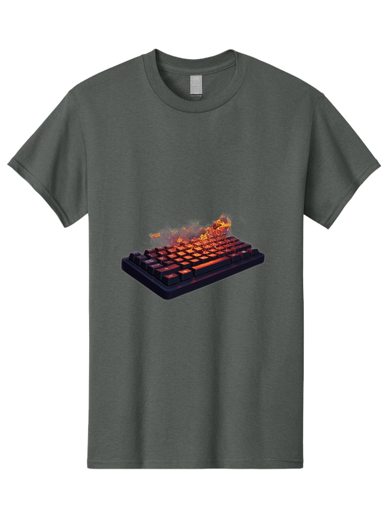 Burning-Keyboard Men'S Graphic Tee, 100% Cotton, Comfortable Casual Summer Wear, Machine Washable, Vintage Camera, Old Camera, Antique Camera, Black Camera, Classic Photography, Photography Equipment, Nostalgic Device, Film Camera, Camera Art Baq412 7