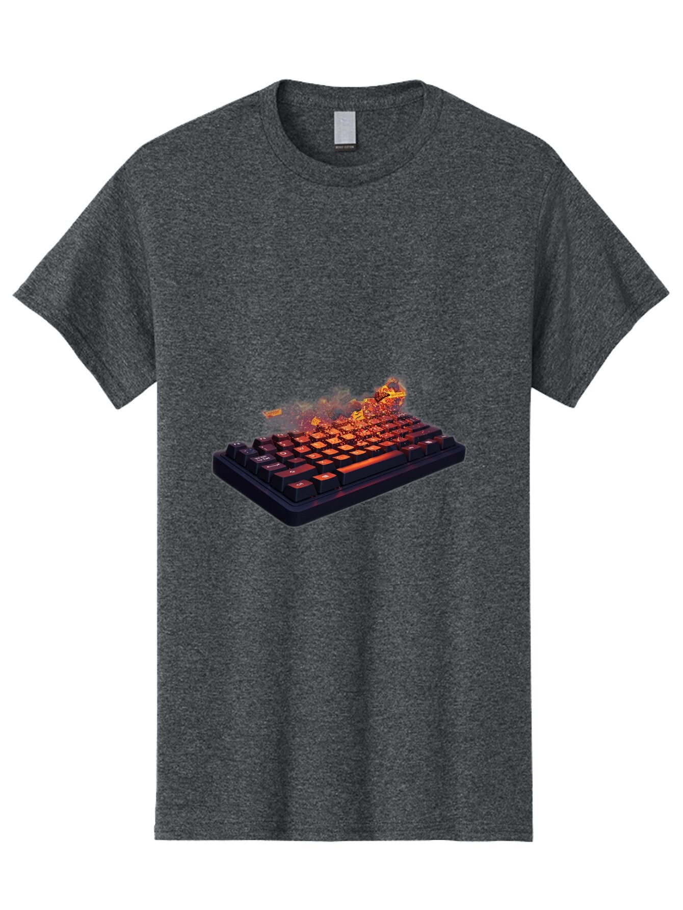 Burning-Keyboard Men'S Graphic Tee, 100% Cotton, Comfortable Casual Summer Wear, Machine Washable, Vintage Camera, Old Camera, Antique Camera, Black Camera, Classic Photography, Photography Equipment, Nostalgic Device, Film Camera, Camera Art Baq412 5