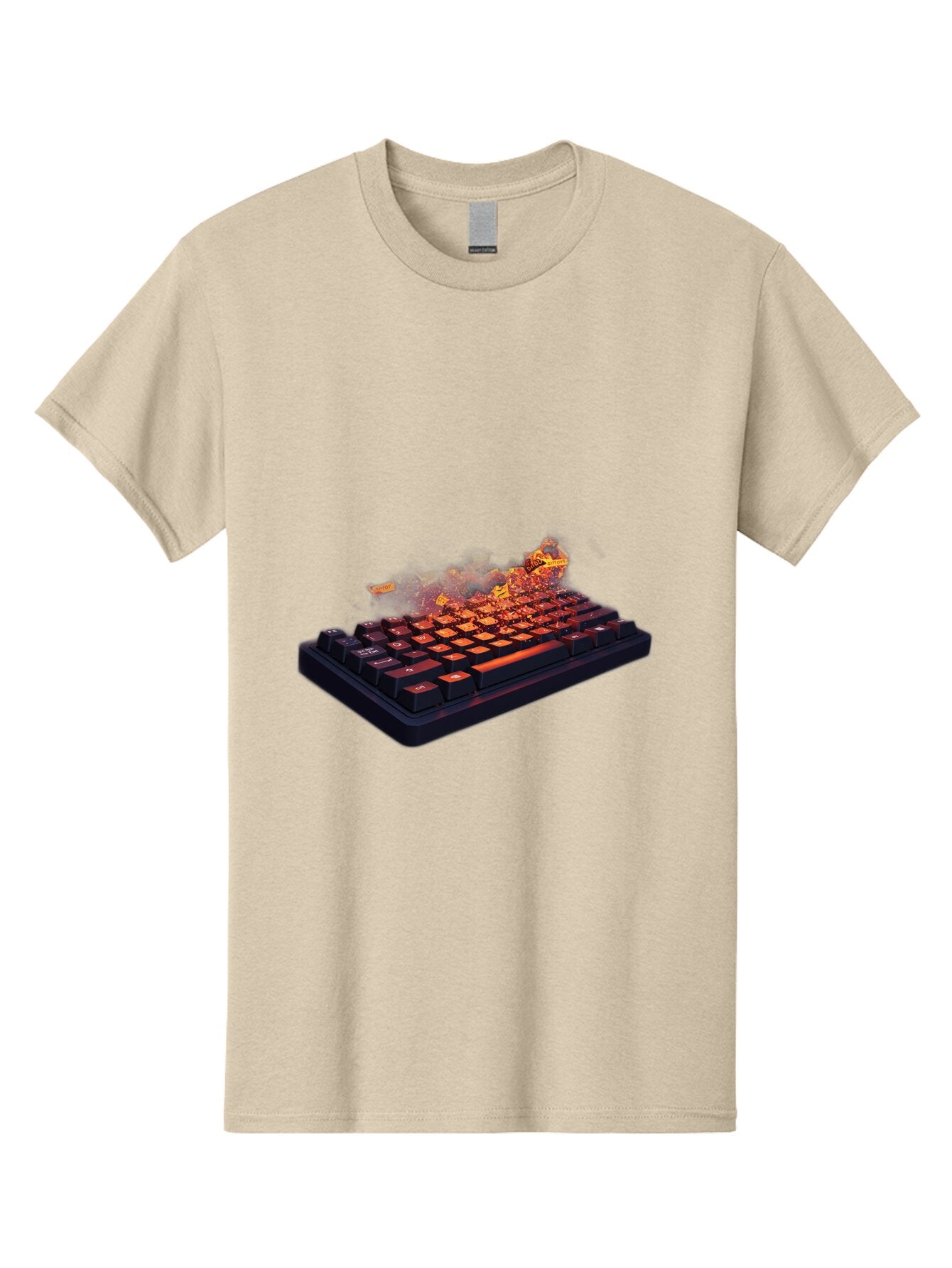 Burning-Keyboard Men'S Graphic Tee, 100% Cotton, Comfortable Casual Summer Wear, Machine Washable, Vintage Camera, Old Camera, Antique Camera, Black Camera, Classic Photography, Photography Equipment, Nostalgic Device, Film Camera, Camera Art Baq412 8