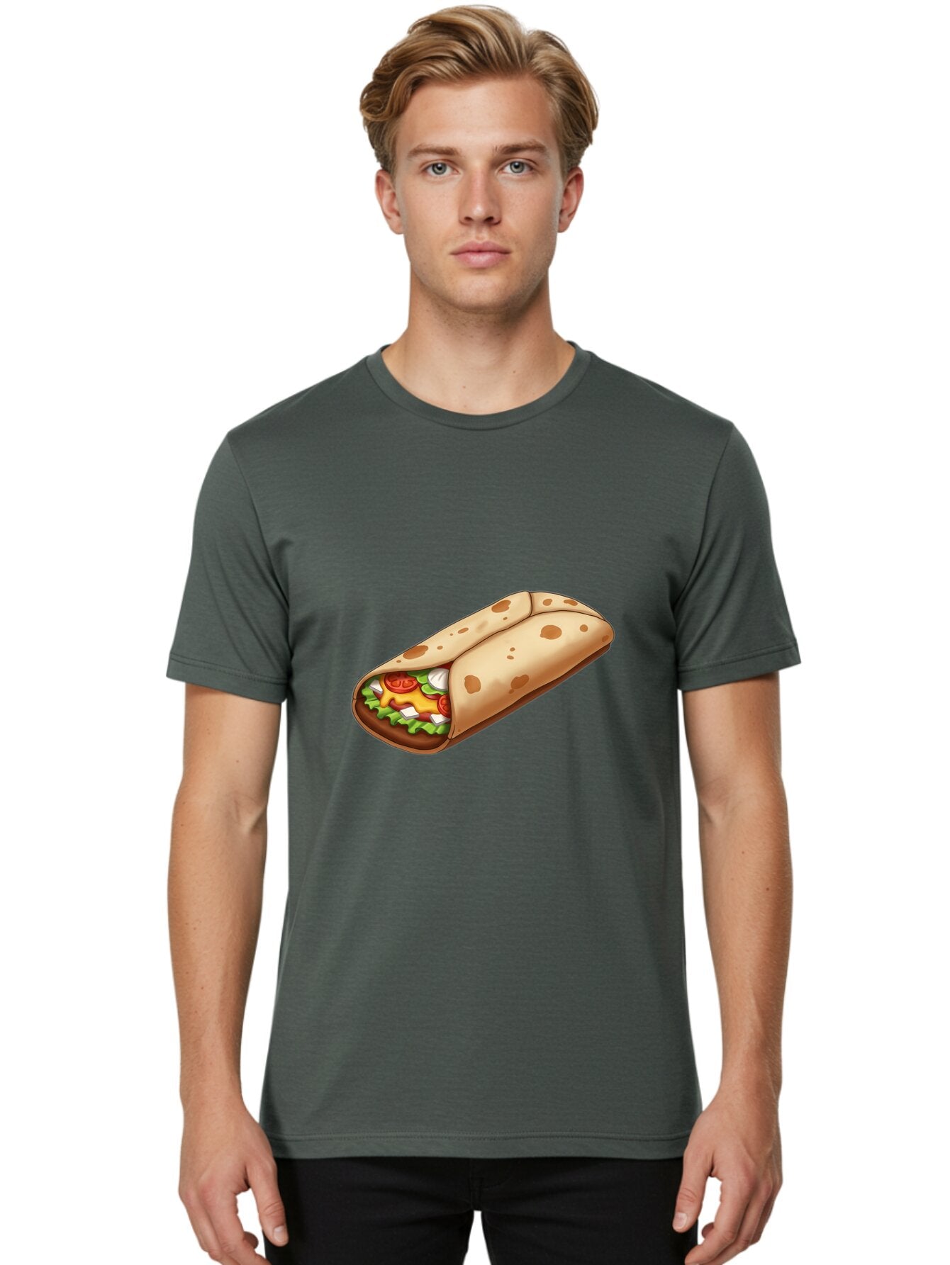 Burrito-2 Men'S Graphic Tee, 100% Cotton, Comfortable Casual Summer Wear, Machine Washable, Vintage Camera, Old Camera, Antique Camera, Black Camera, Classic Photography, Photography Equipment, Nostalgic Device, Film Camera, Camera Art Baq414 21
