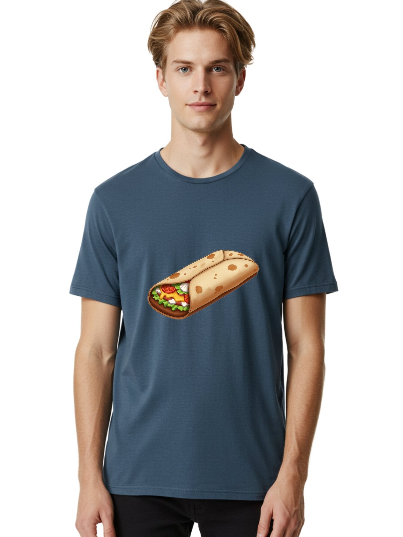 Burrito-2 Men'S Graphic Tee, 100% Cotton, Comfortable Casual Summer Wear, Machine Washable, Vintage Camera, Old Camera, Antique Camera, Black Camera, Classic Photography, Photography Equipment, Nostalgic Device, Film Camera, Camera Art Baq414 25