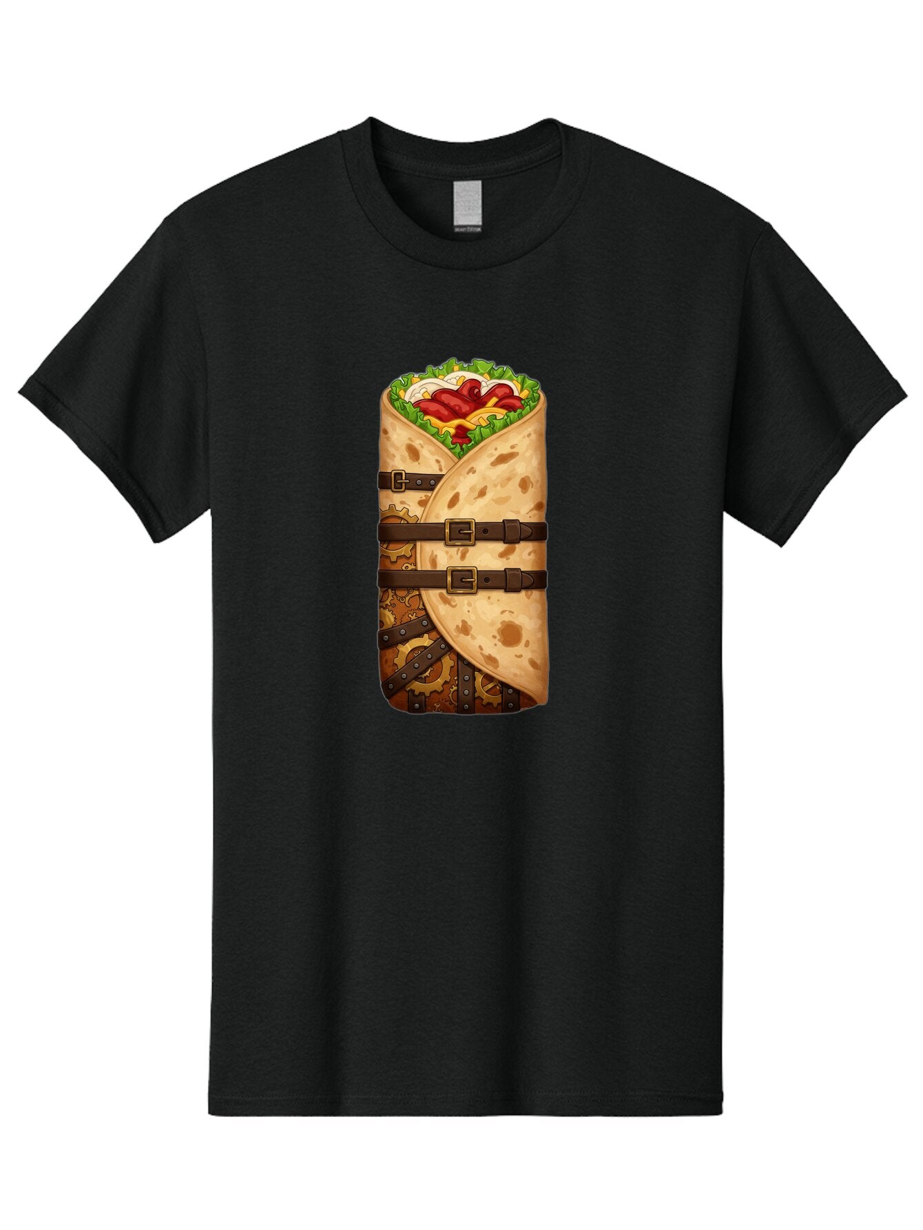 Burrito-3 Men'S Graphic Tee, 100% Cotton, Comfortable Casual Summer Wear, Machine Washable, Vintage Camera, Old Camera, Antique Camera, Black Camera, Classic Photography, Photography Equipment, Nostalgic Device, Film Camera, Camera Art Baq415 7
