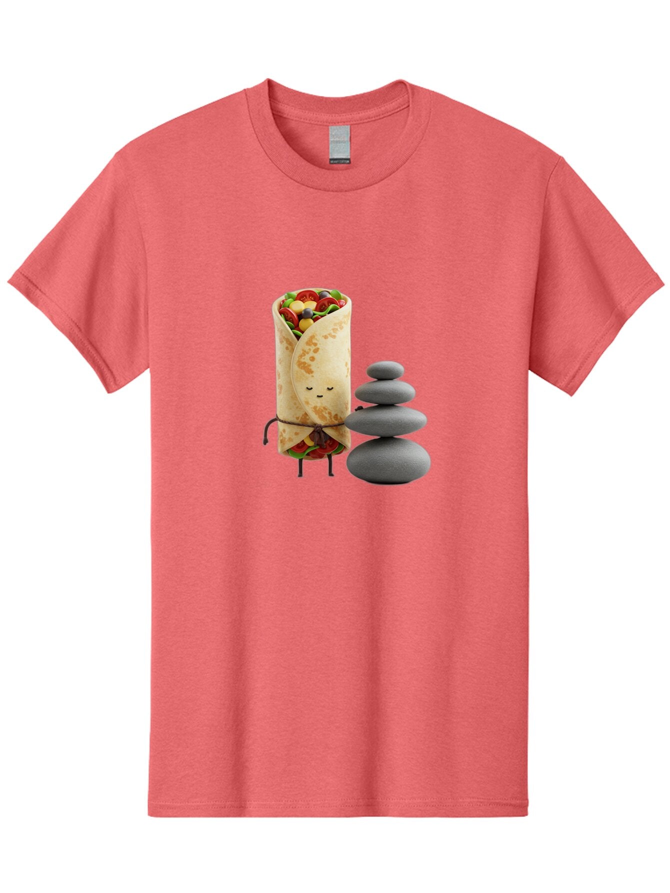 Burrito-Character-With-Zen-Stones Men'S Graphic Tee, 100% Cotton, Comfortable Casual Summer Wear, Machine Washable, Vintage Camera, Old Camera, Antique Camera, Black Camera, Classic Photography, Photography Equipment, Nostalgic Device, Baq417 6