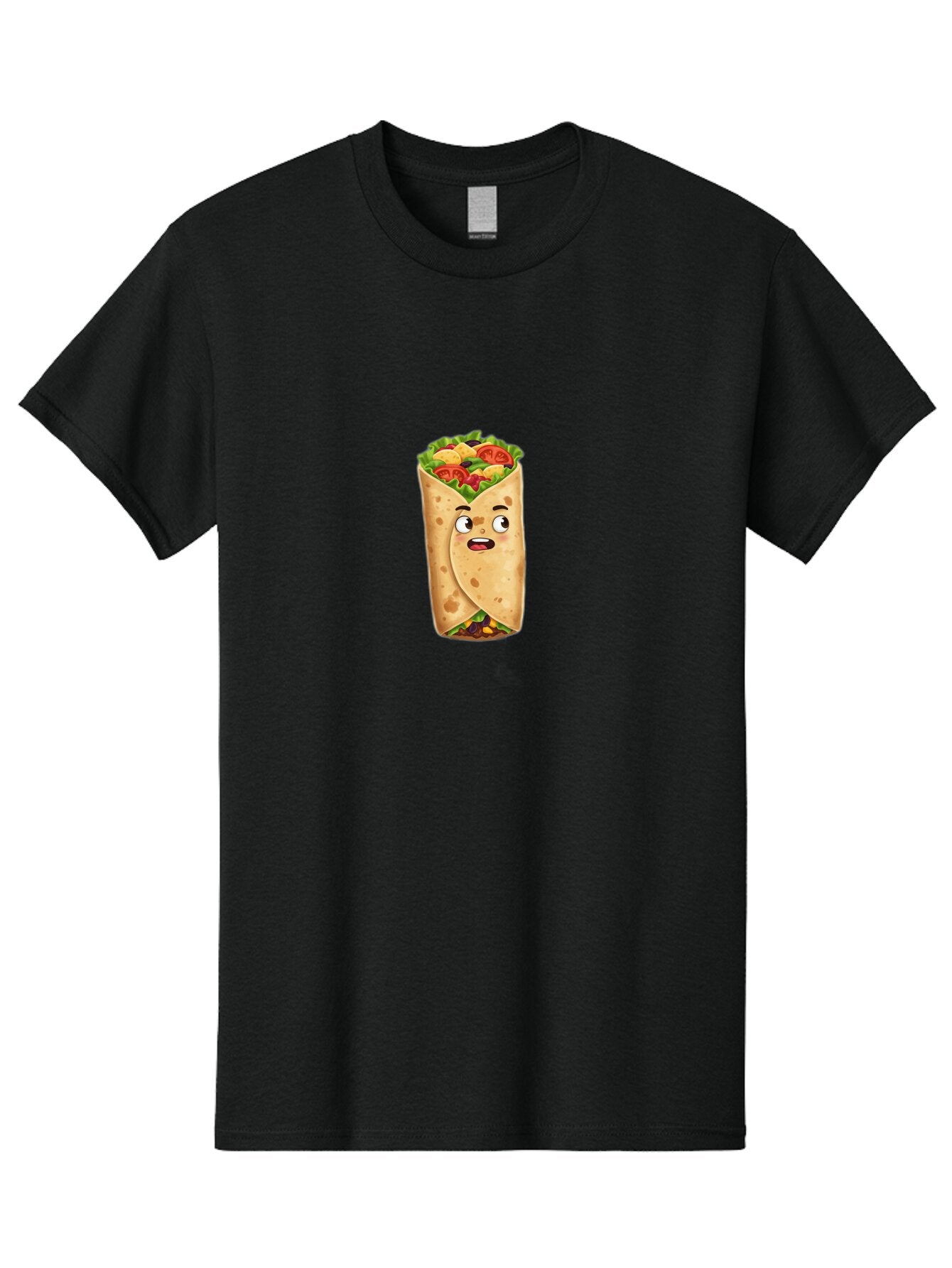 Burrito-Character Men'S Graphic Tee, 100% Cotton, Comfortable Casual Summer Wear, Machine Washable, Vintage Camera, Old Camera, Antique Camera, Black Camera, Classic Photography, Photography Equipment, Nostalgic Device, Film Camera, Camera Art Baq418 6