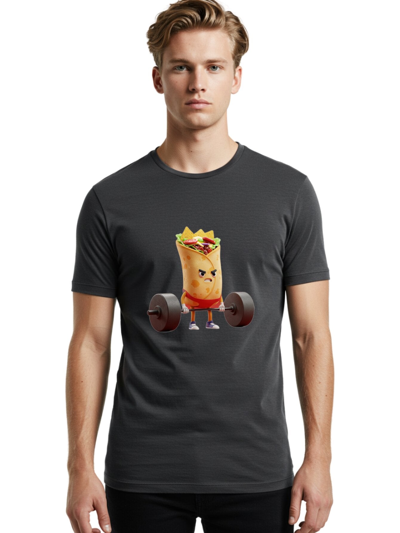 Burrito-Lifting-Weights Men'S Graphic Tee, 100% Cotton, Comfortable Casual Summer Wear, Machine Washable, Vintage Camera, Old Camera, Antique Camera, Black Camera, Classic Photography, Photography Equipment, Nostalgic Device, Film Camera, Baq419 18