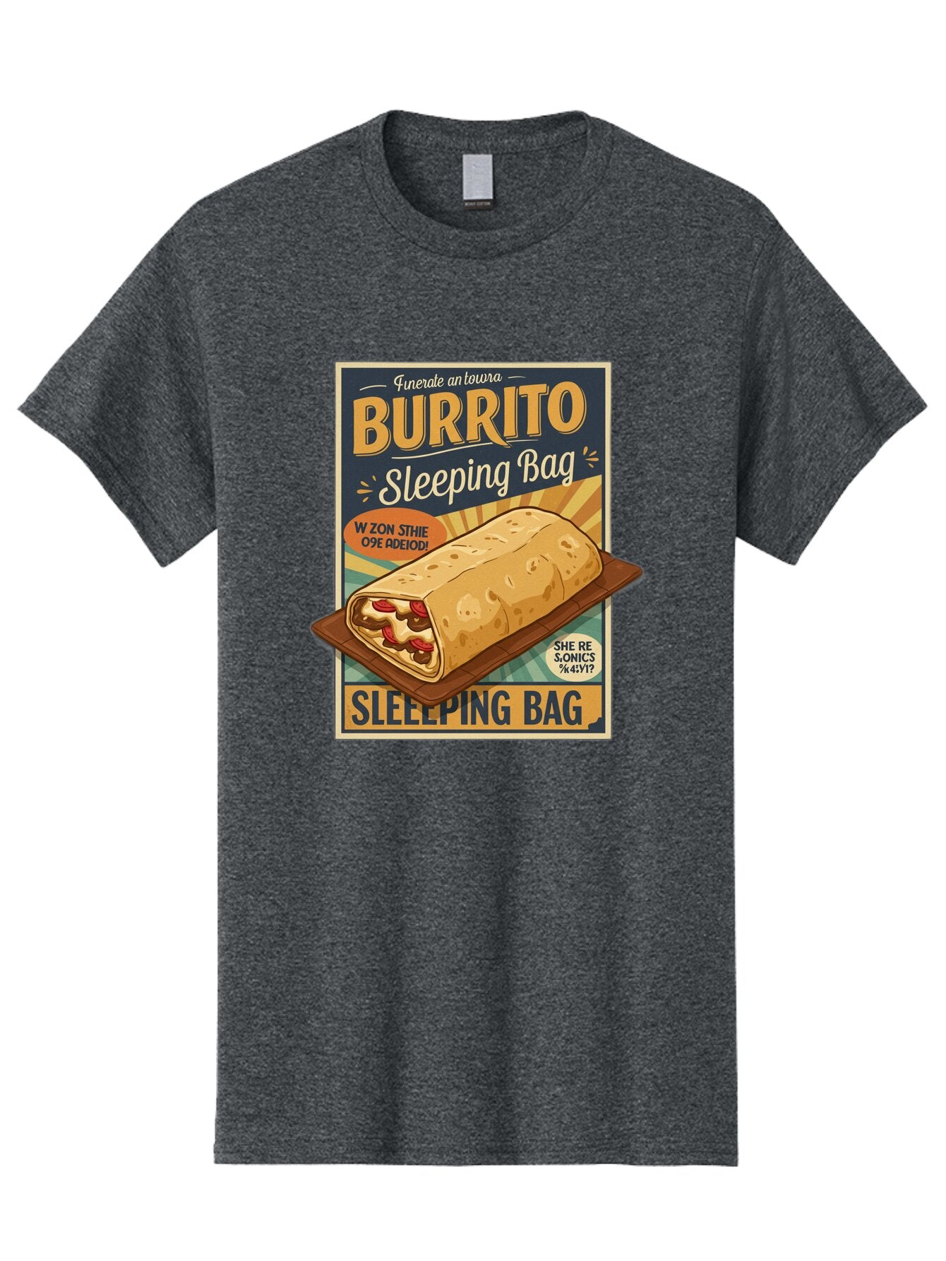 Burrito-Sleeping-Bag Men'S Graphic Tee, 100% Cotton, Comfortable Casual Summer Wear, Machine Washable, Vintage Camera, Old Camera, Antique Camera, Black Camera, Classic Photography, Photography Equipment, Nostalgic Device, Film Camera, Baq420 12
