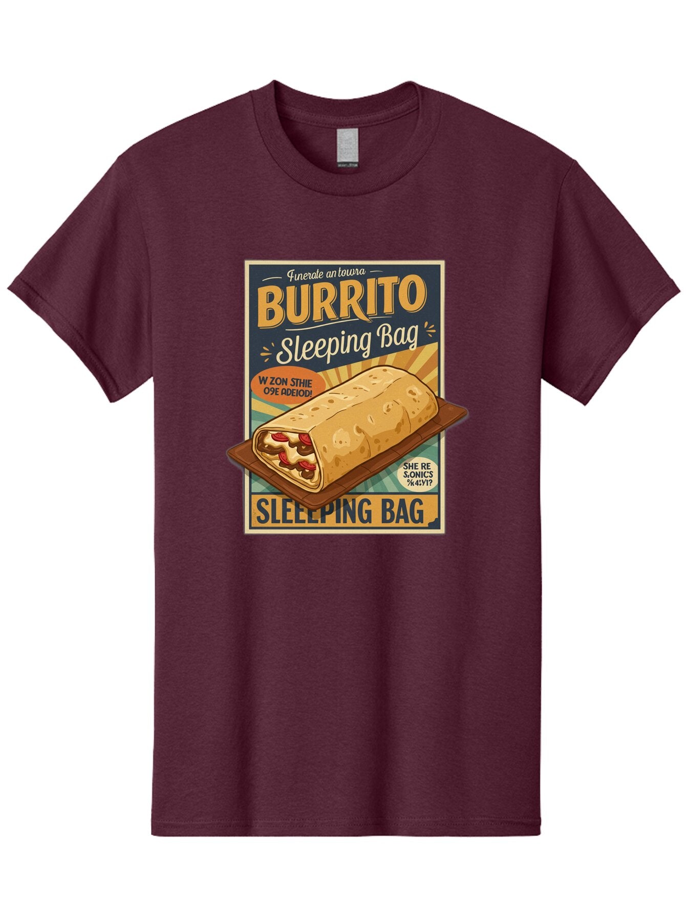 Burrito-Sleeping-Bag Men'S Graphic Tee, 100% Cotton, Comfortable Casual Summer Wear, Machine Washable, Vintage Camera, Old Camera, Antique Camera, Black Camera, Classic Photography, Photography Equipment, Nostalgic Device, Film Camera, Baq420 4