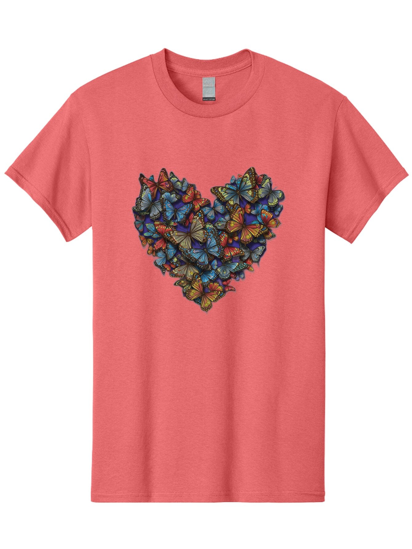 Butterflies-Heart-1 Men'S Graphic Tee, 100% Cotton, Comfortable Casual Summer Wear, Machine Washable, Vintage Camera, Old Camera, Antique Camera, Black Camera, Classic Photography, Photography Equipment, Nostalgic Device, Film Camera, Baq423 14
