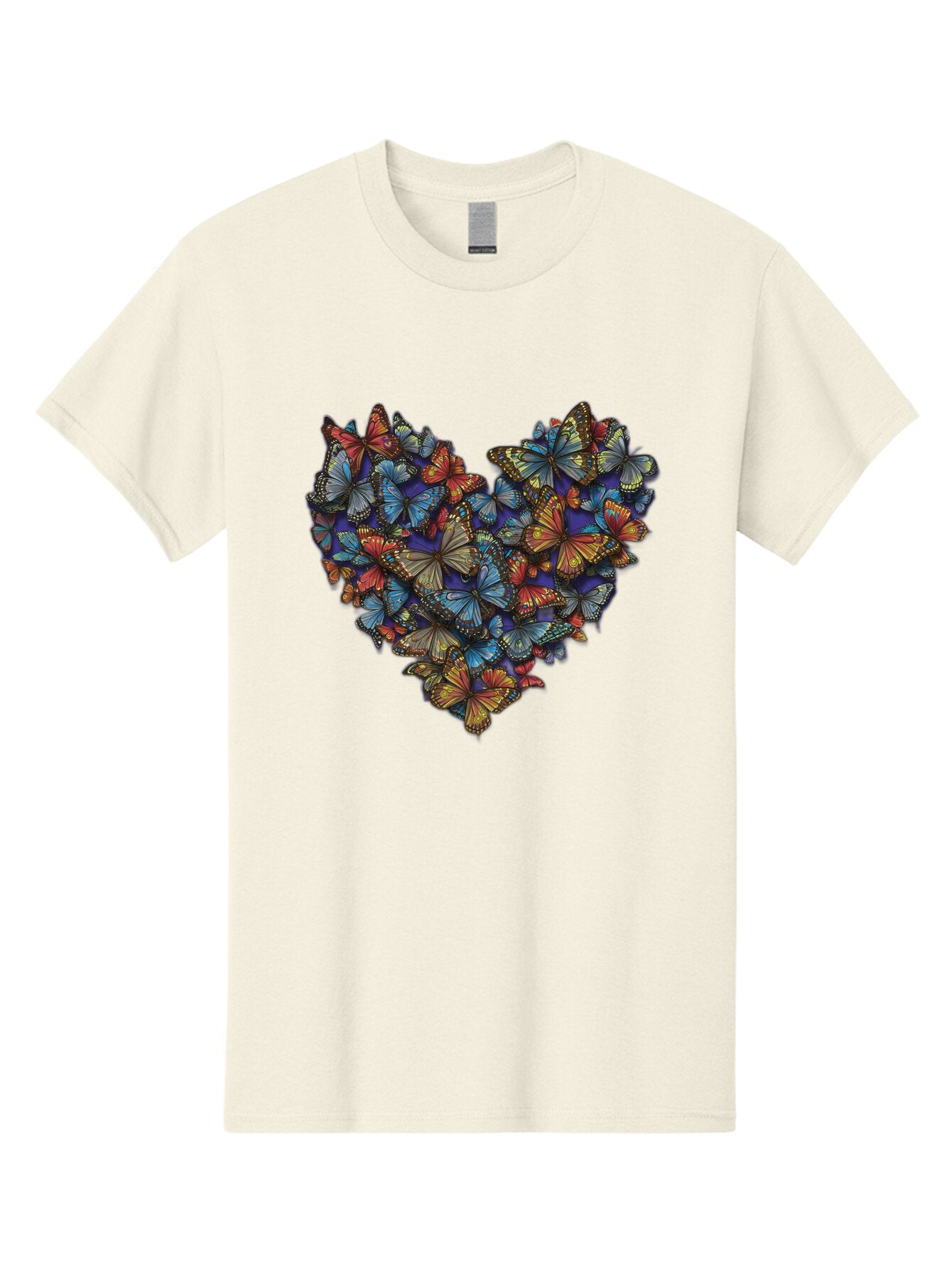 Butterflies-Heart-1 Men'S Graphic Tee, 100% Cotton, Comfortable Casual Summer Wear, Machine Washable, Vintage Camera, Old Camera, Antique Camera, Black Camera, Classic Photography, Photography Equipment, Nostalgic Device, Film Camera, Baq423 1