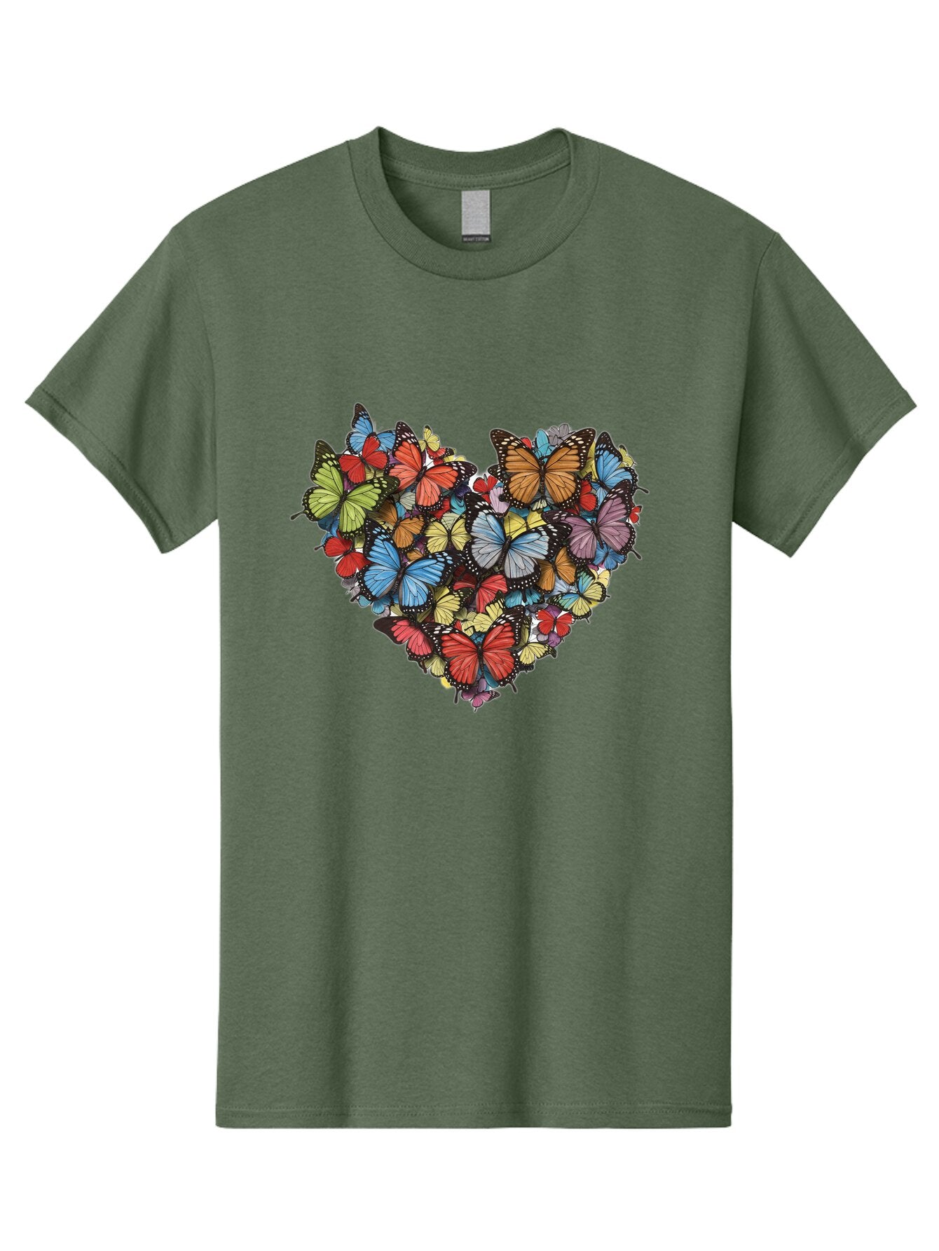 Butterflies-Heart-2 Men'S Graphic Tee, 100% Cotton, Comfortable Casual Summer Wear, Machine Washable, Vintage Camera, Old Camera, Antique Camera, Black Camera, Classic Photography, Photography Equipment, Nostalgic Device, Film Camera, Baq424 9