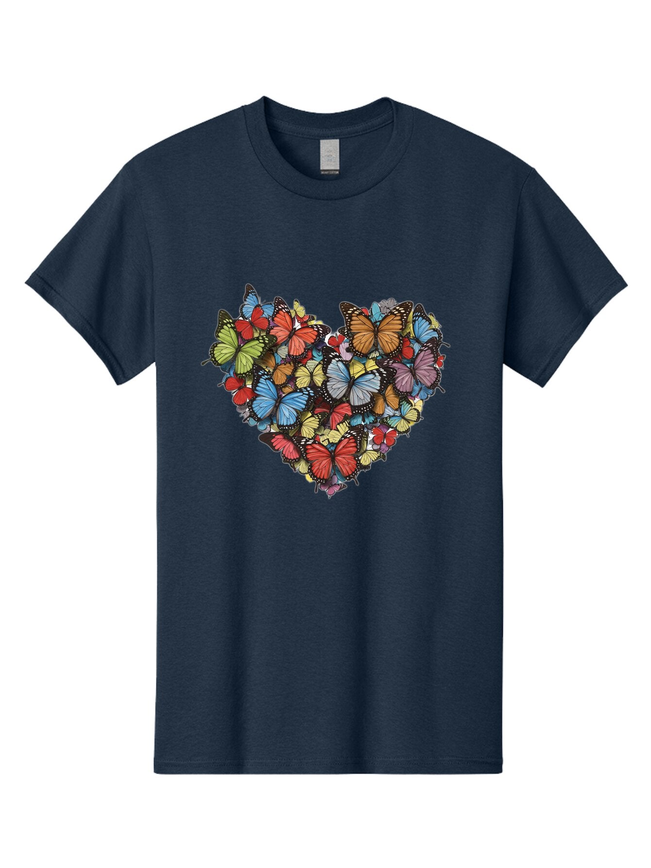 Butterflies-Heart-2 Men'S Graphic Tee, 100% Cotton, Comfortable Casual Summer Wear, Machine Washable, Vintage Camera, Old Camera, Antique Camera, Black Camera, Classic Photography, Photography Equipment, Nostalgic Device, Film Camera, Baq424 10