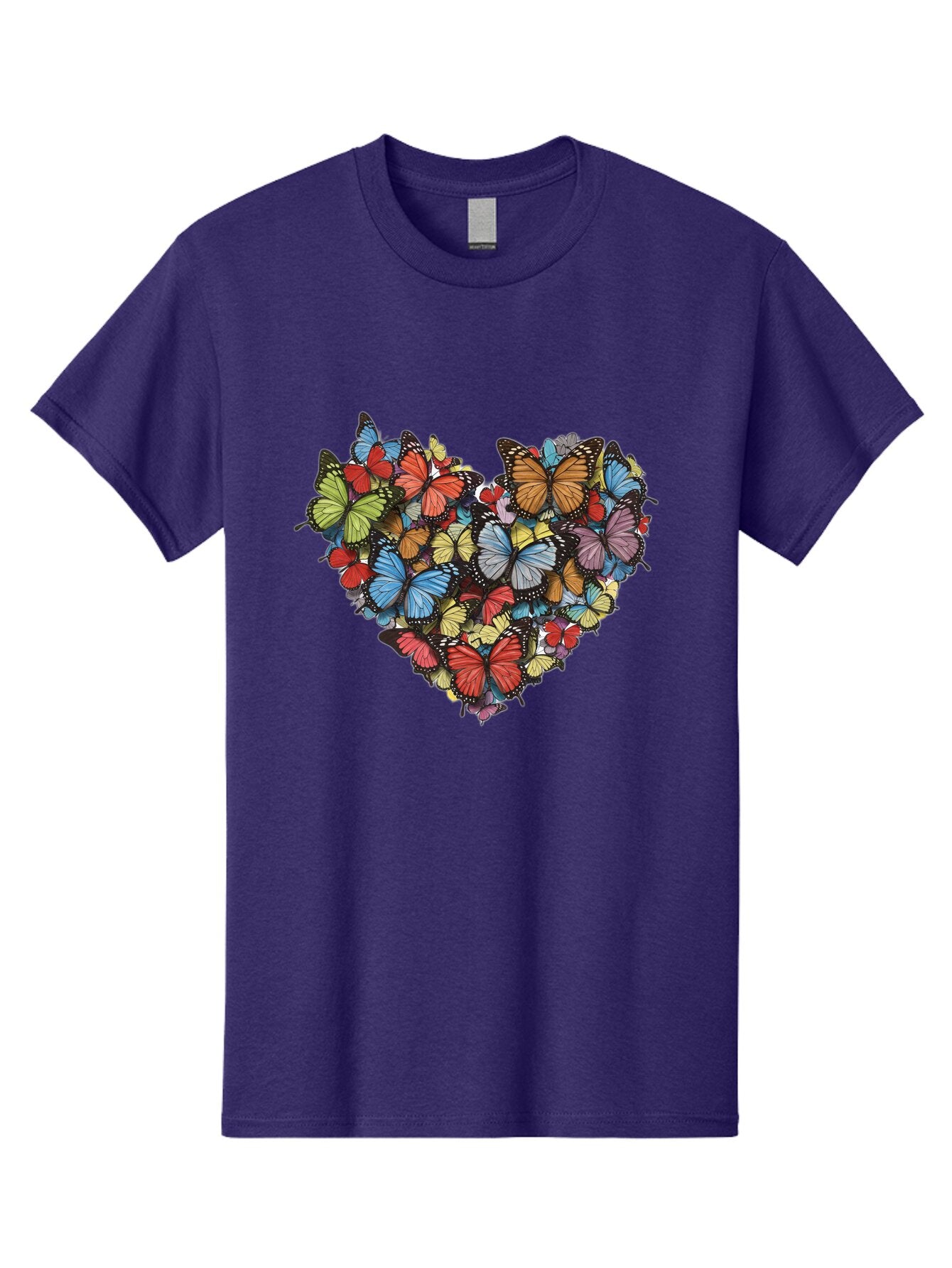 Butterflies-Heart-2 Men'S Graphic Tee, 100% Cotton, Comfortable Casual Summer Wear, Machine Washable, Vintage Camera, Old Camera, Antique Camera, Black Camera, Classic Photography, Photography Equipment, Nostalgic Device, Film Camera, Baq424 15