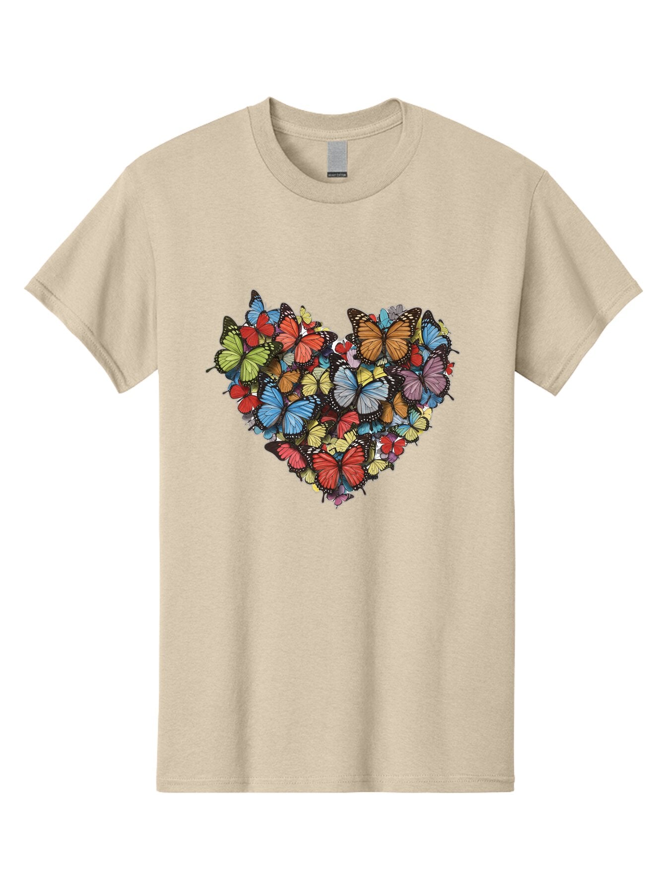 Butterflies-Heart-2 Men'S Graphic Tee, 100% Cotton, Comfortable Casual Summer Wear, Machine Washable, Vintage Camera, Old Camera, Antique Camera, Black Camera, Classic Photography, Photography Equipment, Nostalgic Device, Film Camera, Baq424 7
